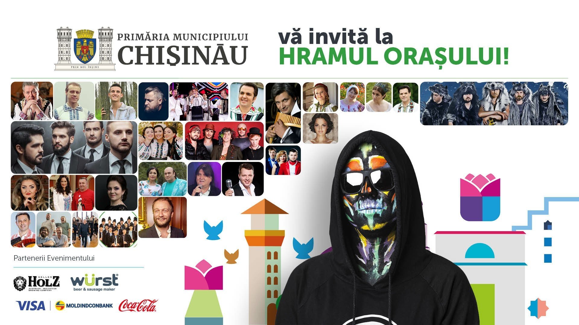 Primăria municipiului Chișinău vă invită la Hramul Orașului!
