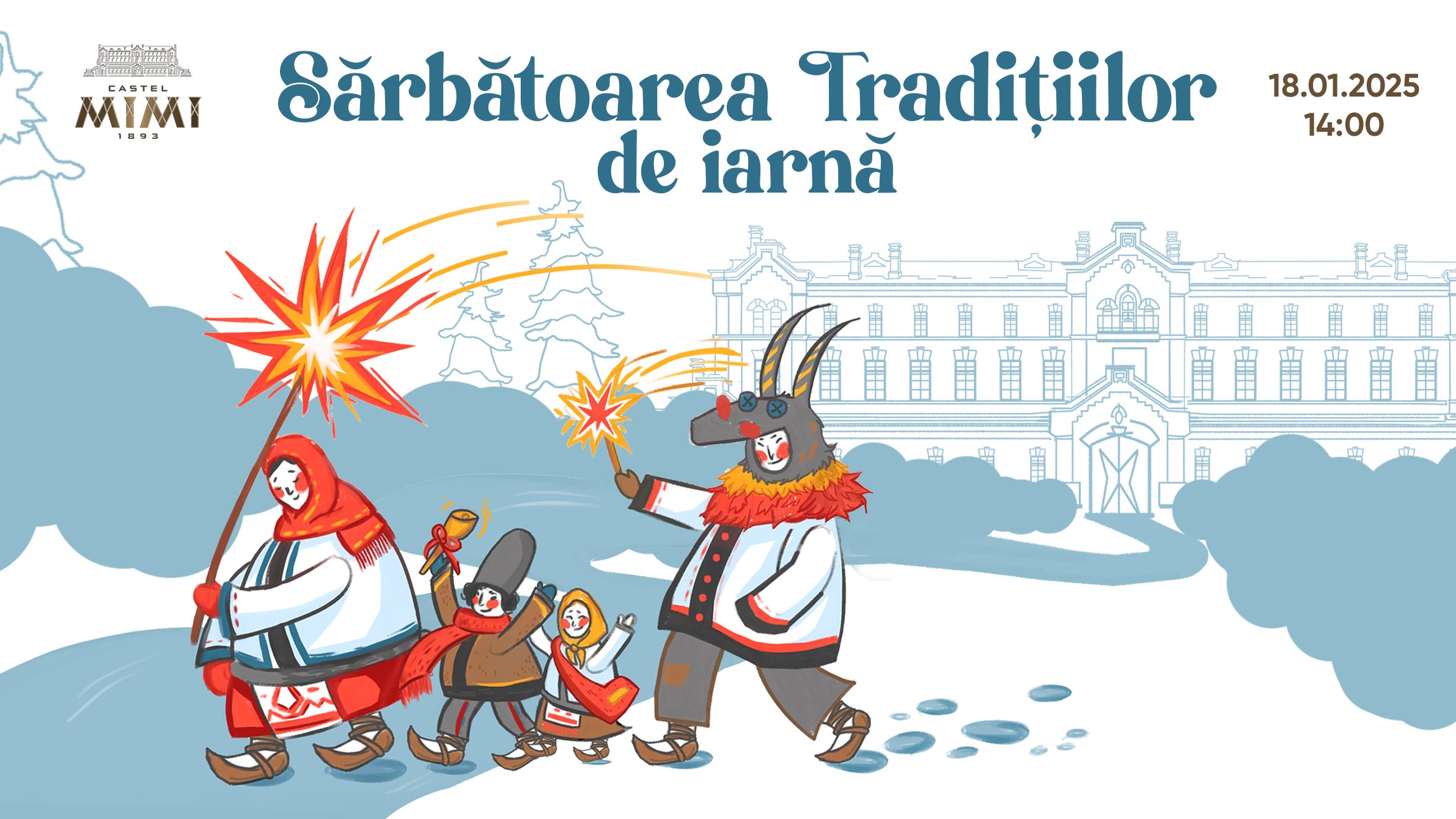 Sărbătoarea tradițiilor de iarnă la Castel Mimi 