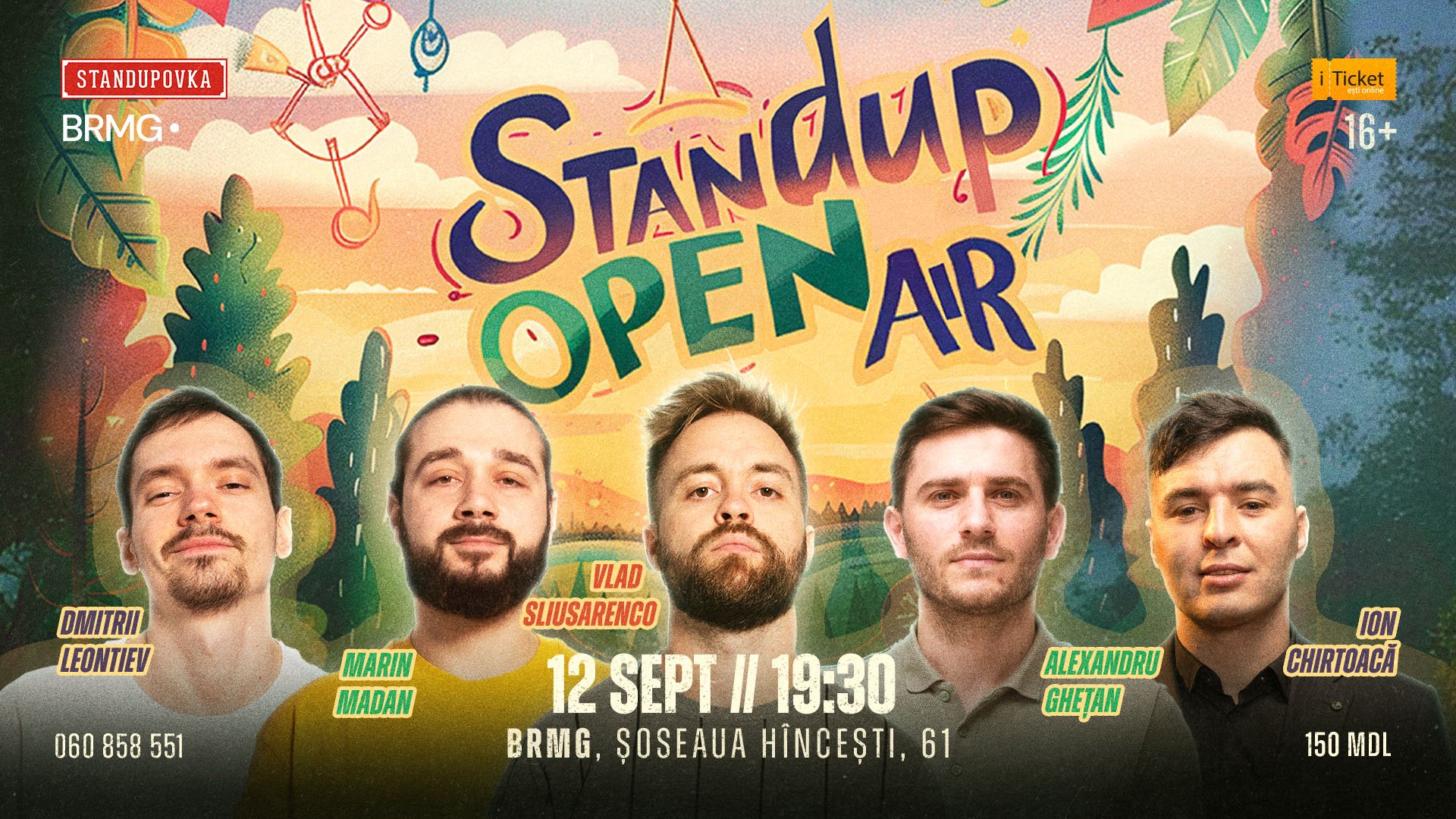 Stand UP Open Air 14 septembrie 