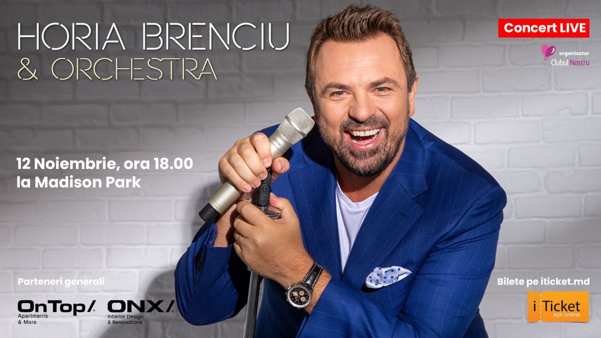 Horia BRENCIU & Orchestra la ,,11 ani de Clubul Nostru”