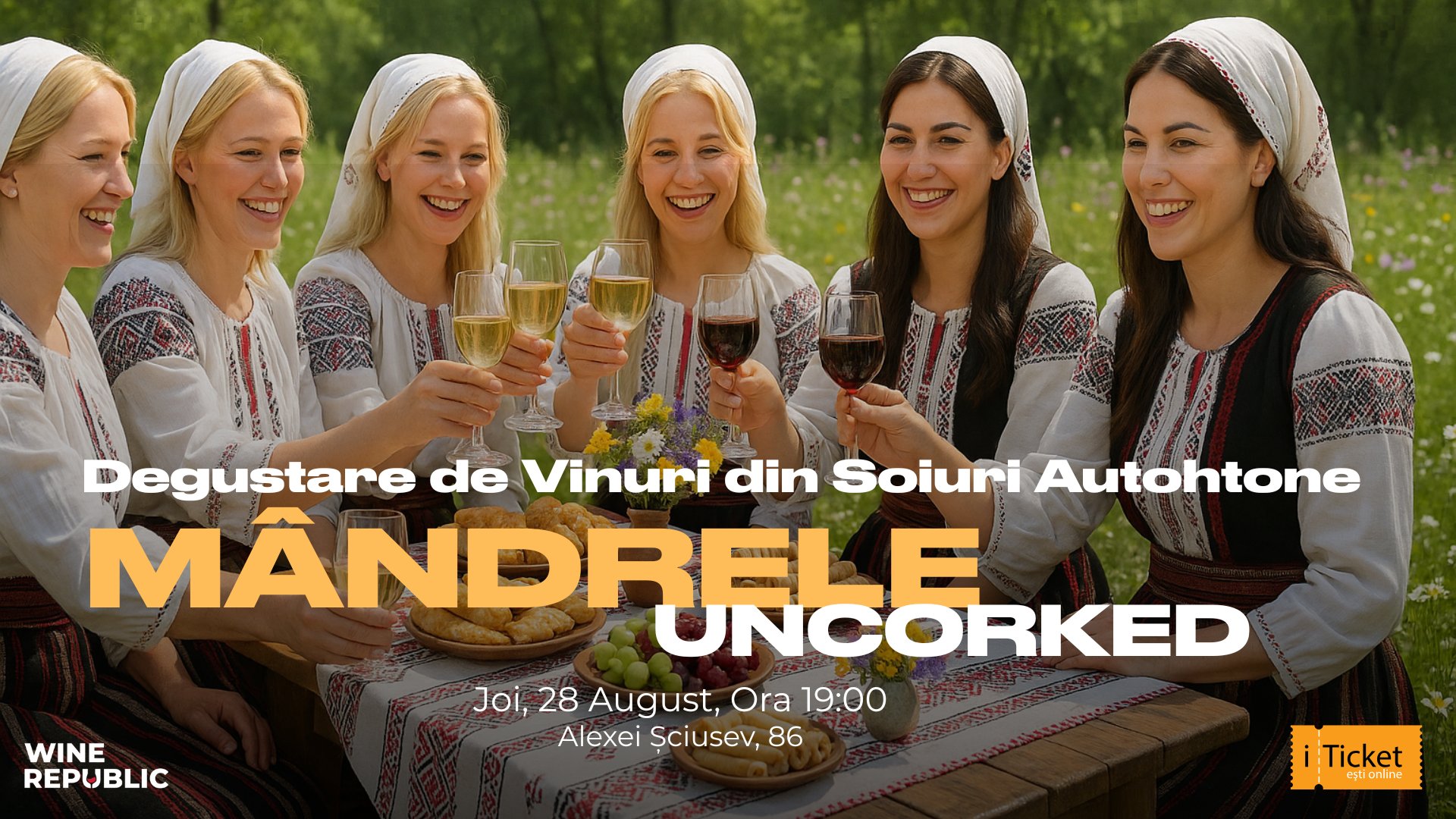 Mândrele Uncorked – Degustare de Vinuri din Soiuri Autohtone August