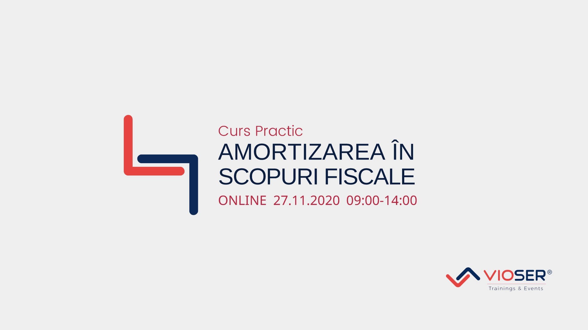 Amortizarea în scopuri fiscale/ONLINE Noiembrie