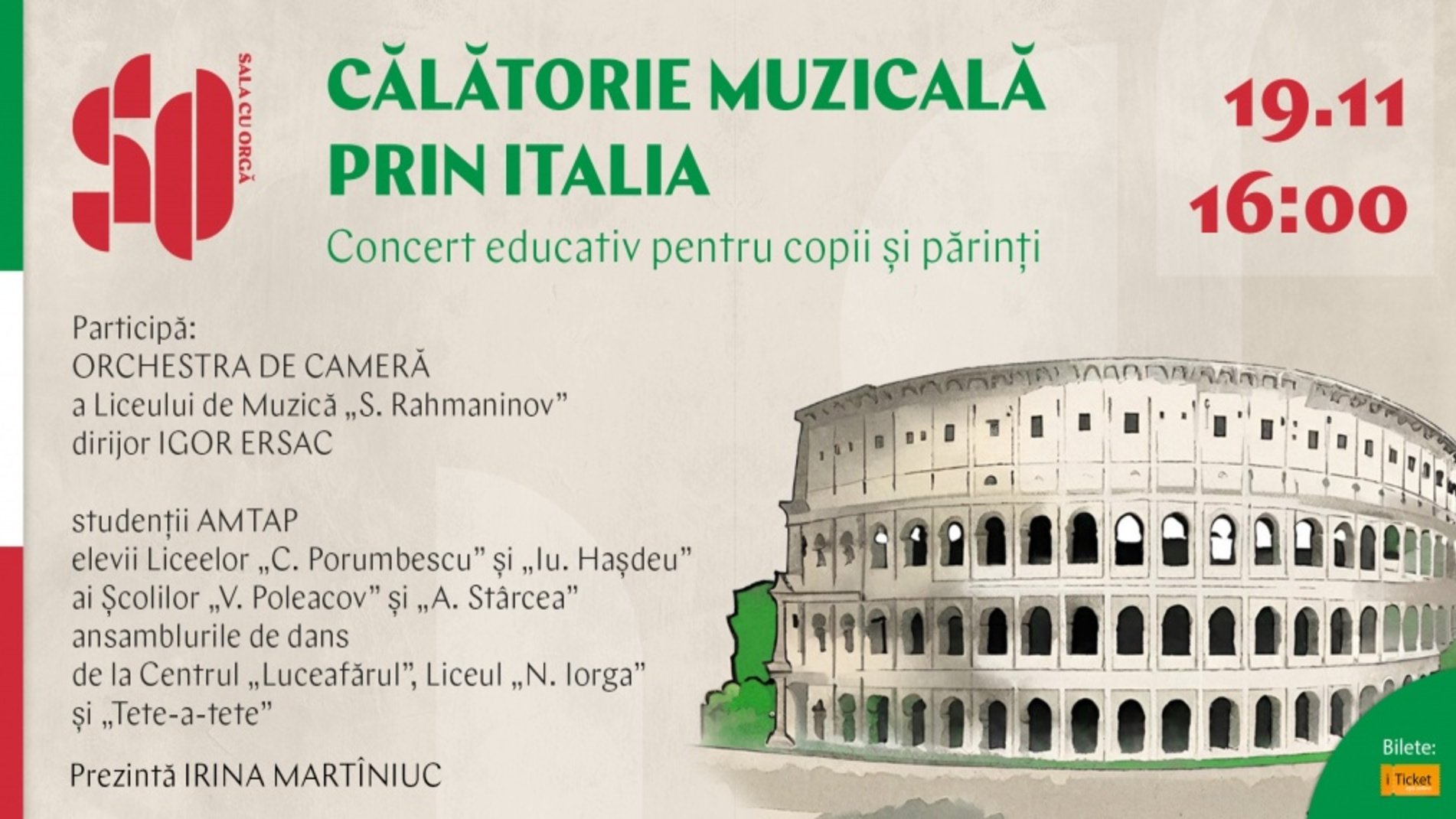 CĂLĂTORIE MUZICALĂ PRIN ITALIA