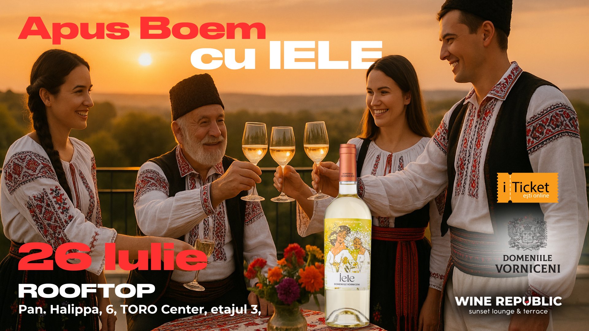 BOHEMIAN SUNSET WITH IELE – An ethno evening under the open sky