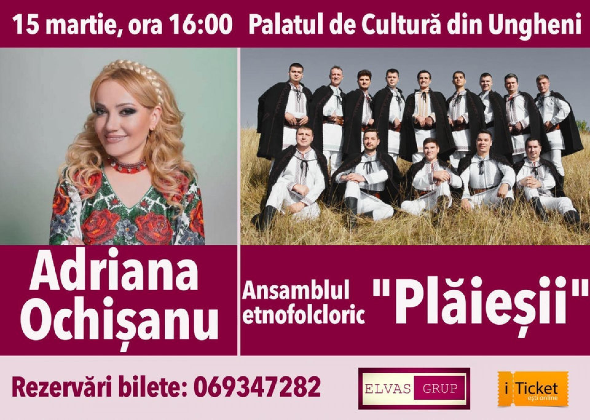 Adriana Ochisanu si Plaiesii la Ungheni