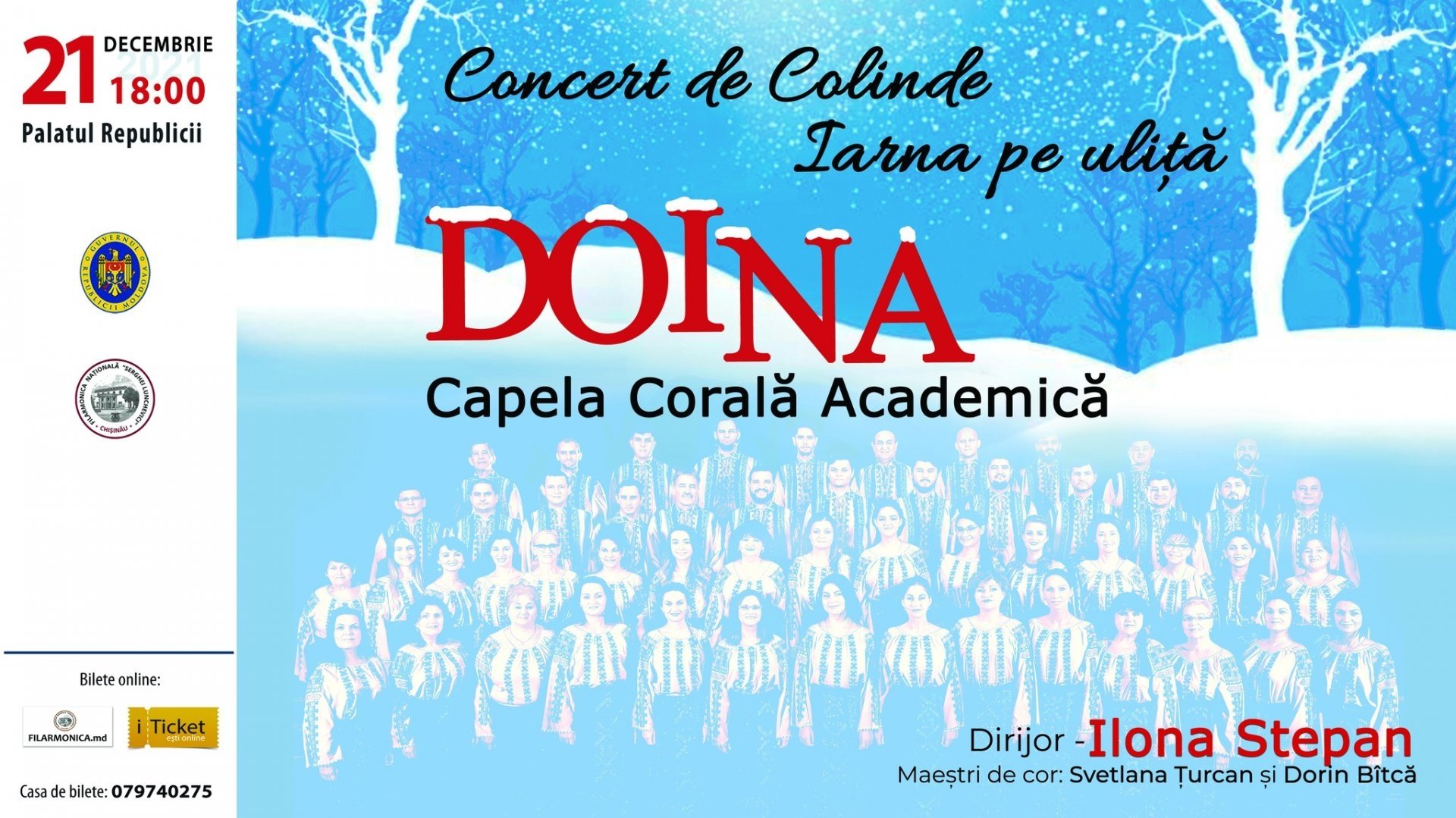 Concert de colinde -„Iarna pe uliță"