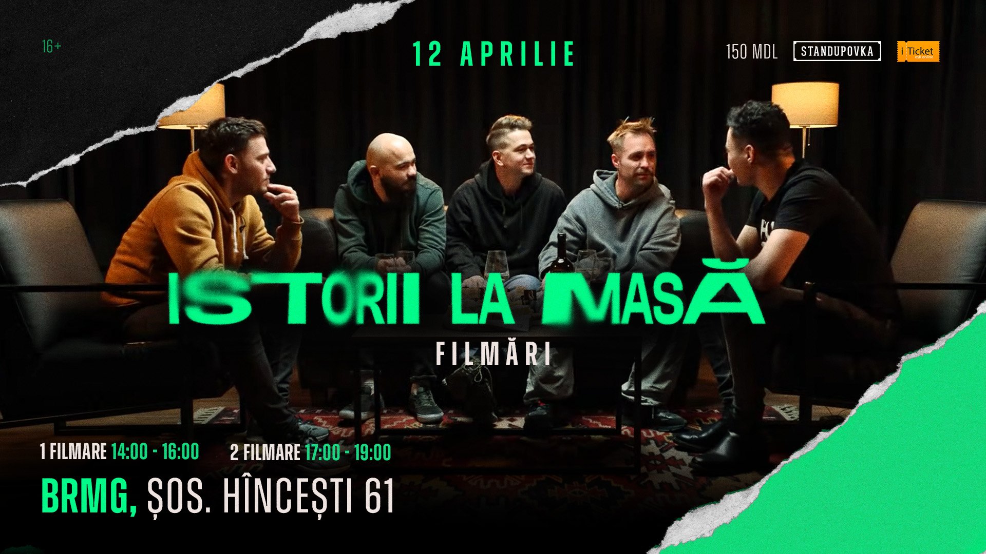 Istorii la Masă - Filmări