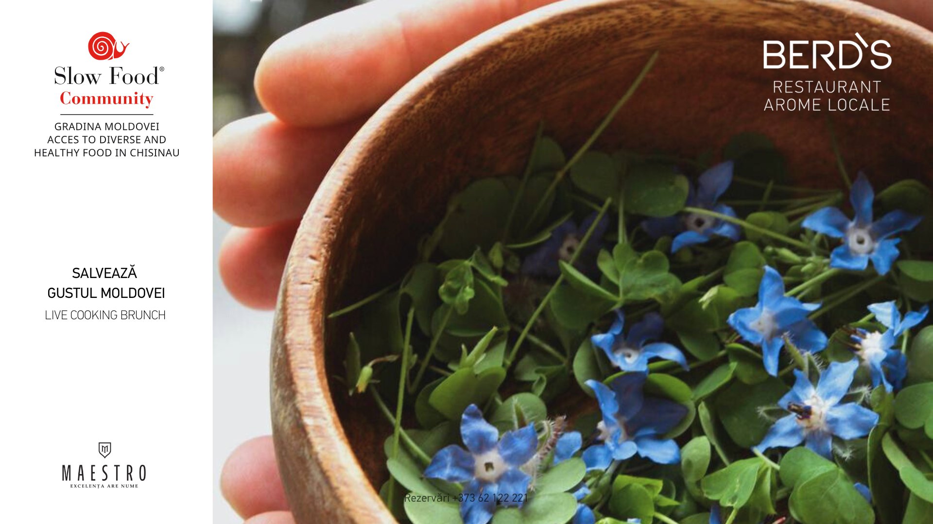 Slow Food Brunch la BERD`S Arome Locale Restaurant 13.07.2025