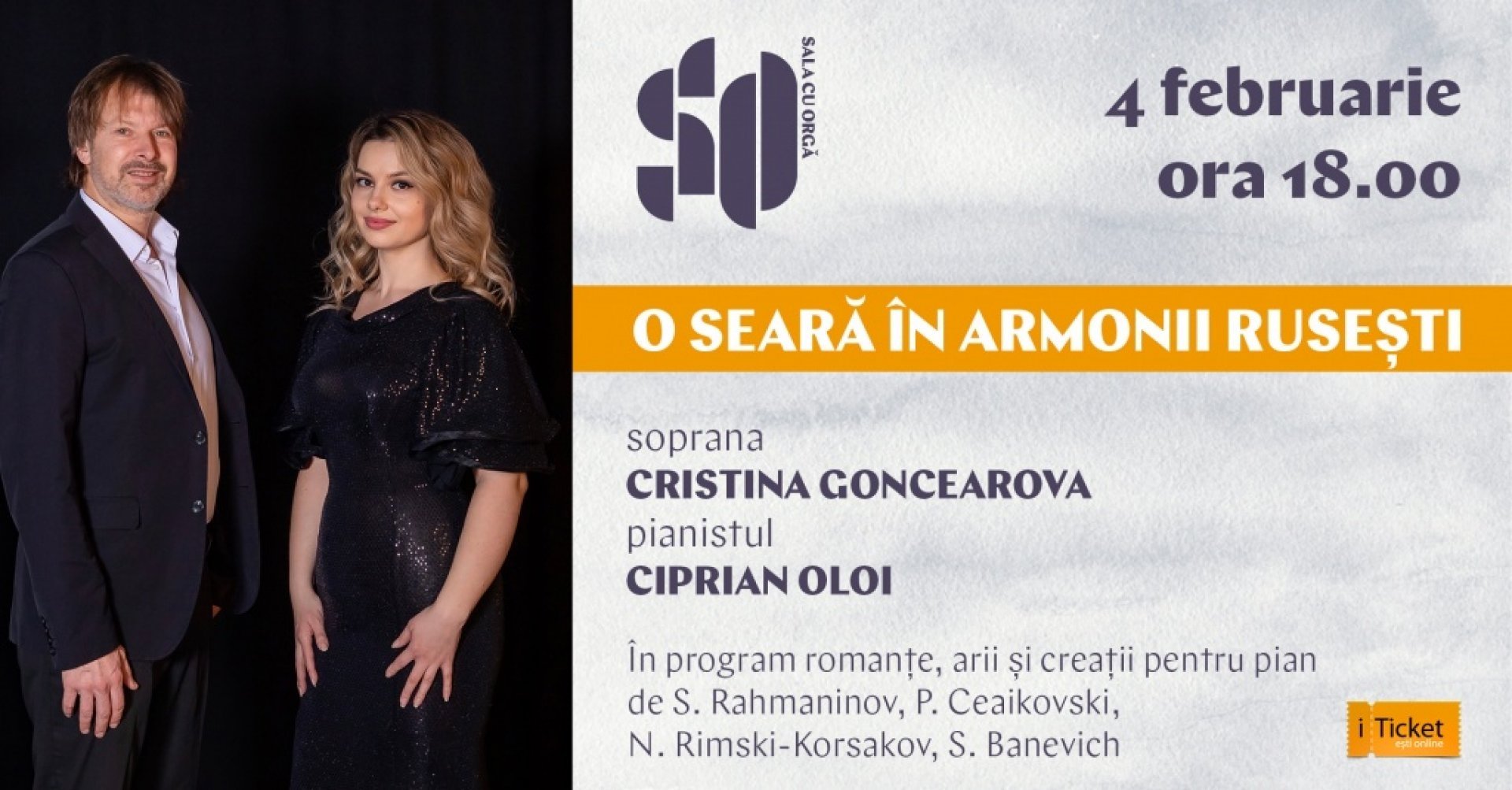 O SEARĂ ÎN ARMONII RUSEȘTI