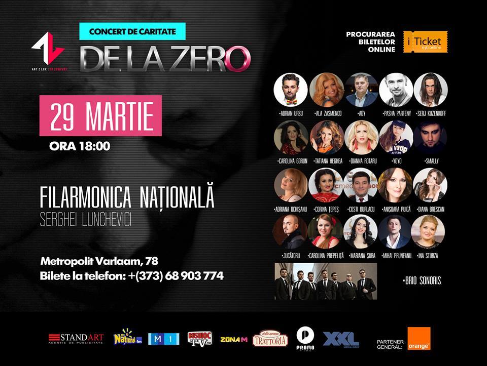 De la ZERO - Concert de caritate