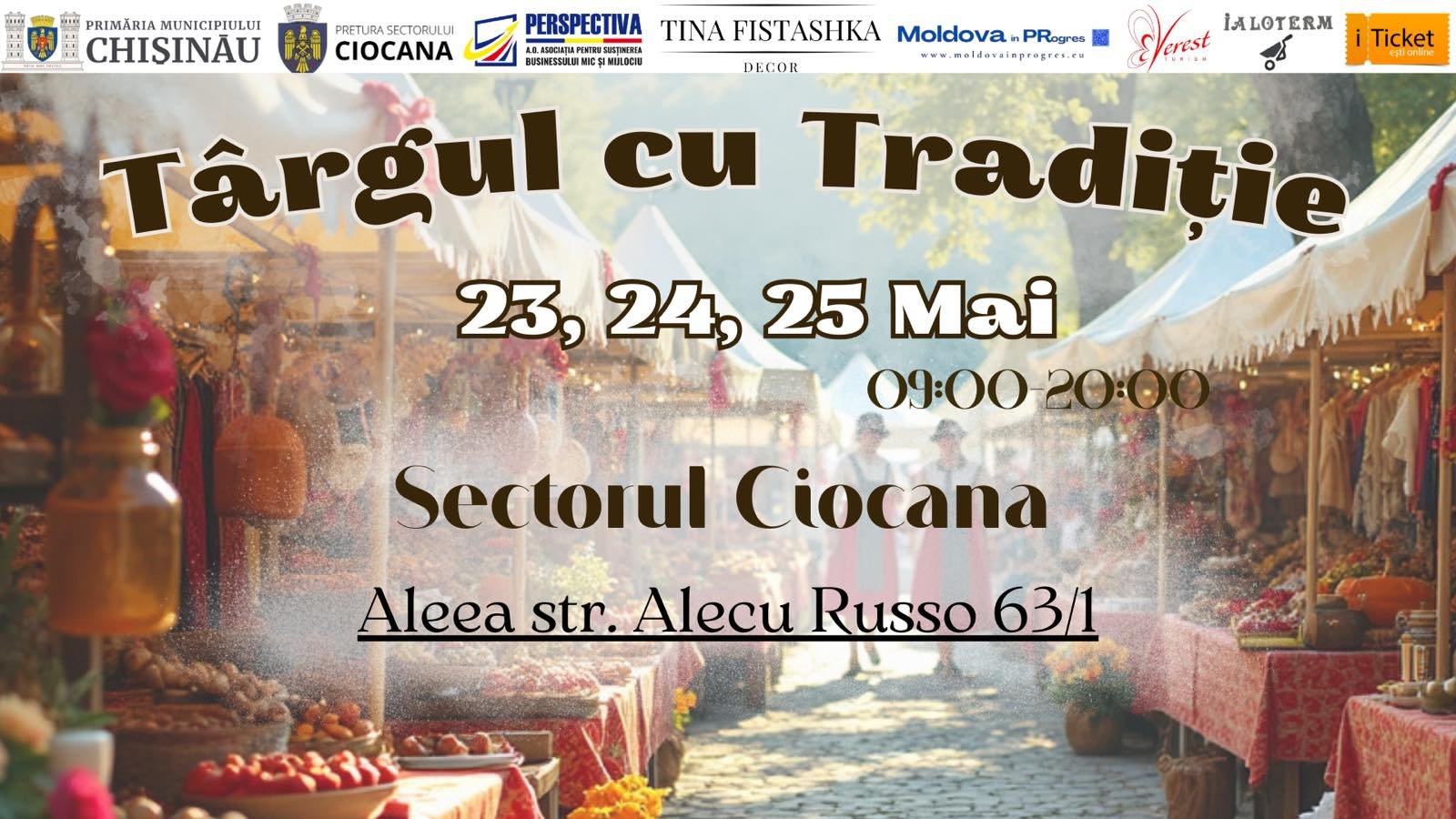 Invitație la Târgul cu Tradiție – 23 - 24 - 25 mai