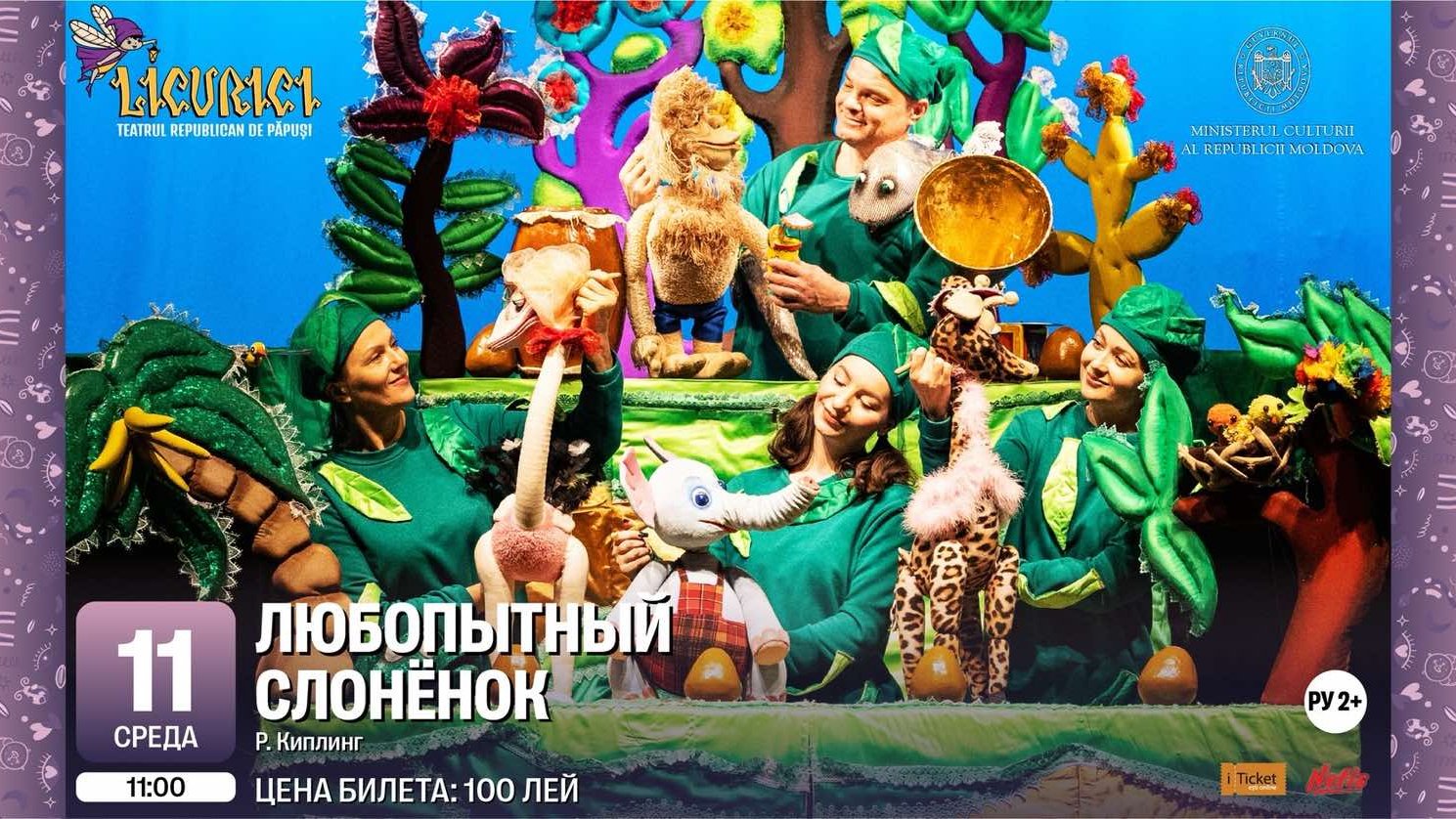  ЛЮБОПЫТНЫЙ СЛОНЁНОК Iunie 2025