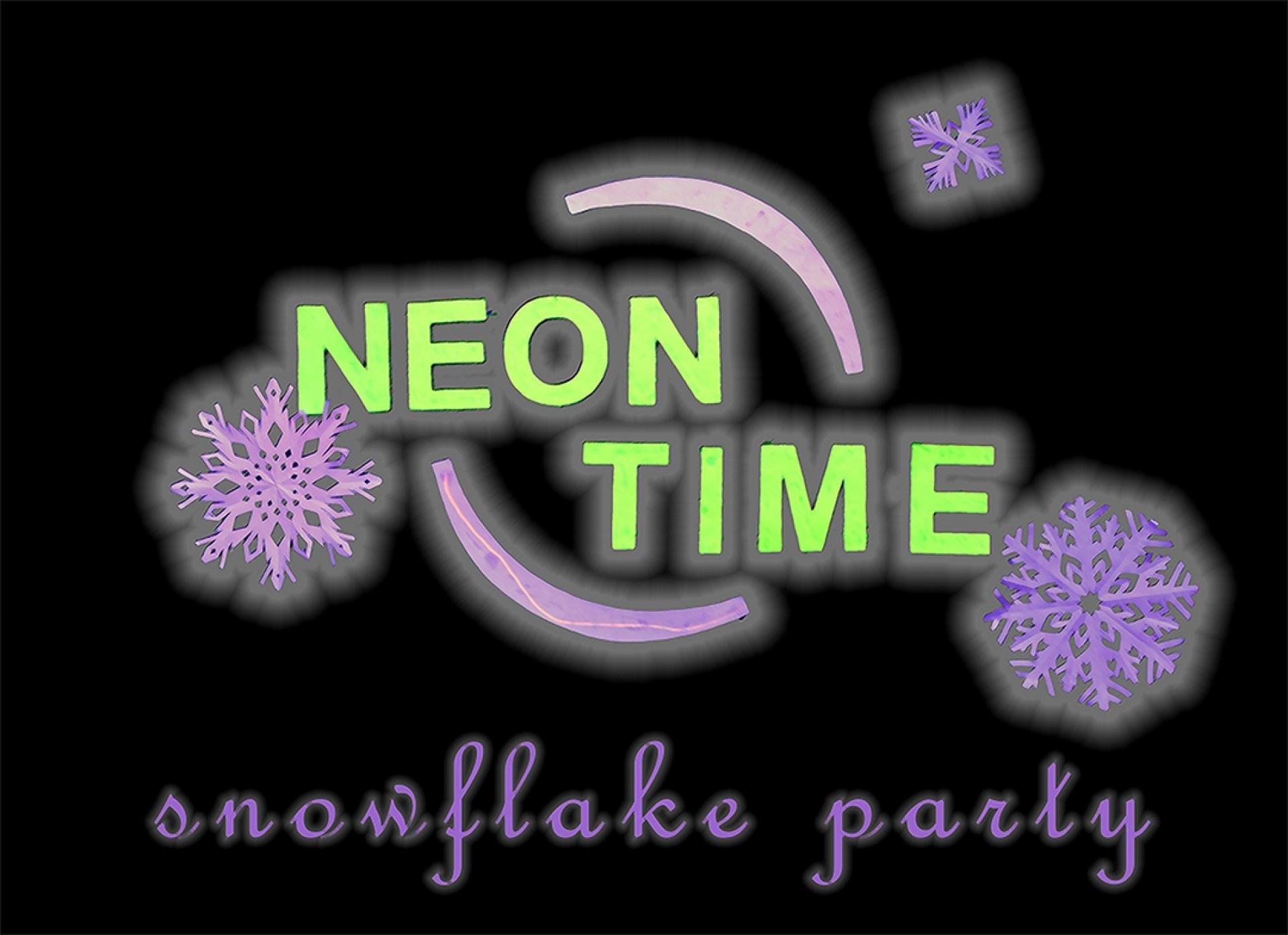 Neon Snowflake Party 