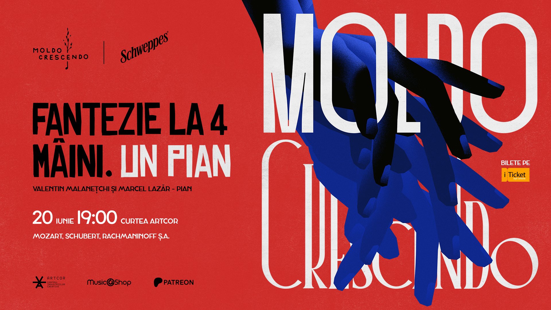 Fantezie la 4 mâini. Un pian