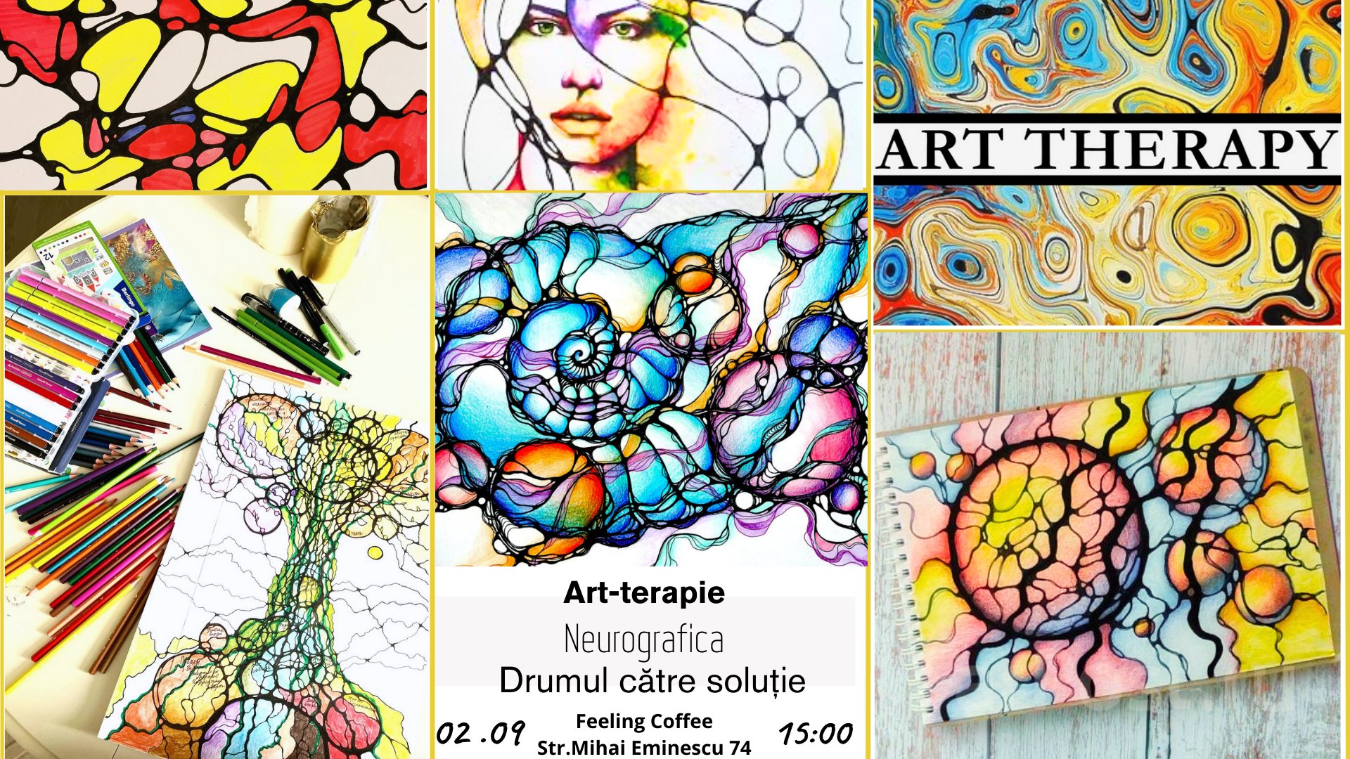 Art-terapie „Neurografica: drumul către soluție”