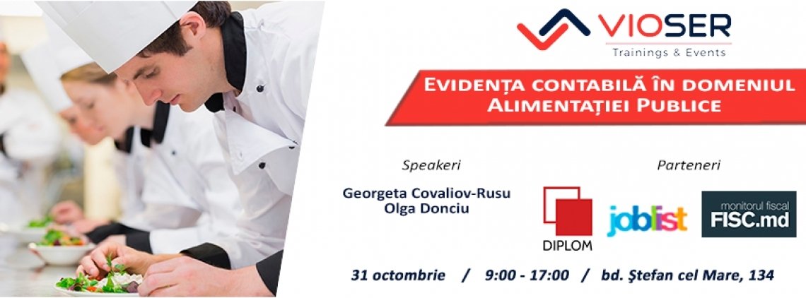 Evidenta contabila in Alimentatia Publica