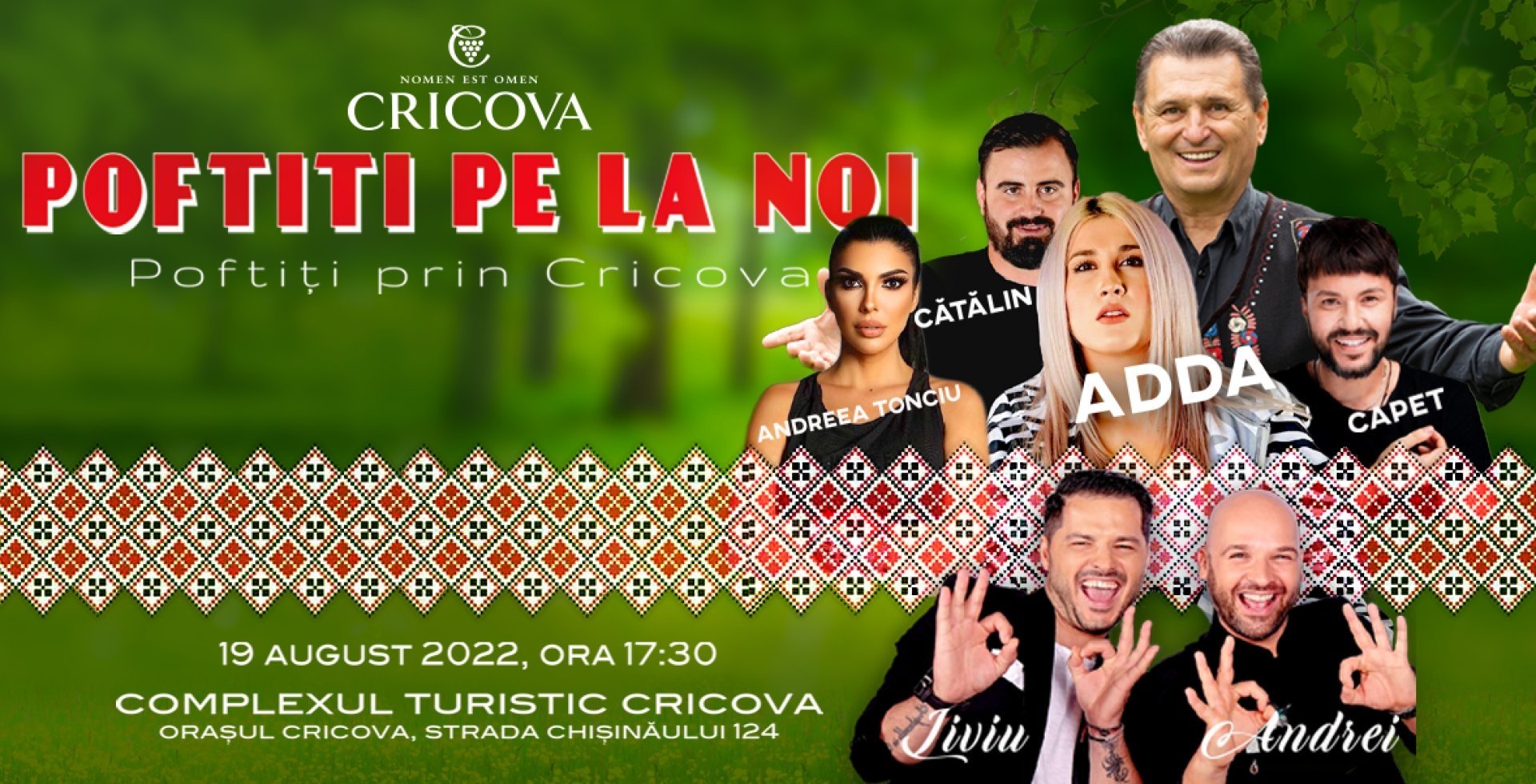 Poftiti pe la noi, Poftiti prin Cricova!