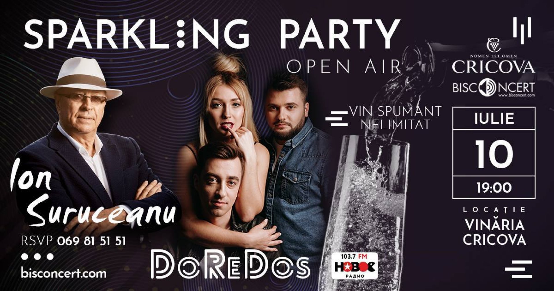 Sparkling Party Cu Ion Suruceanu și trupa Doredos