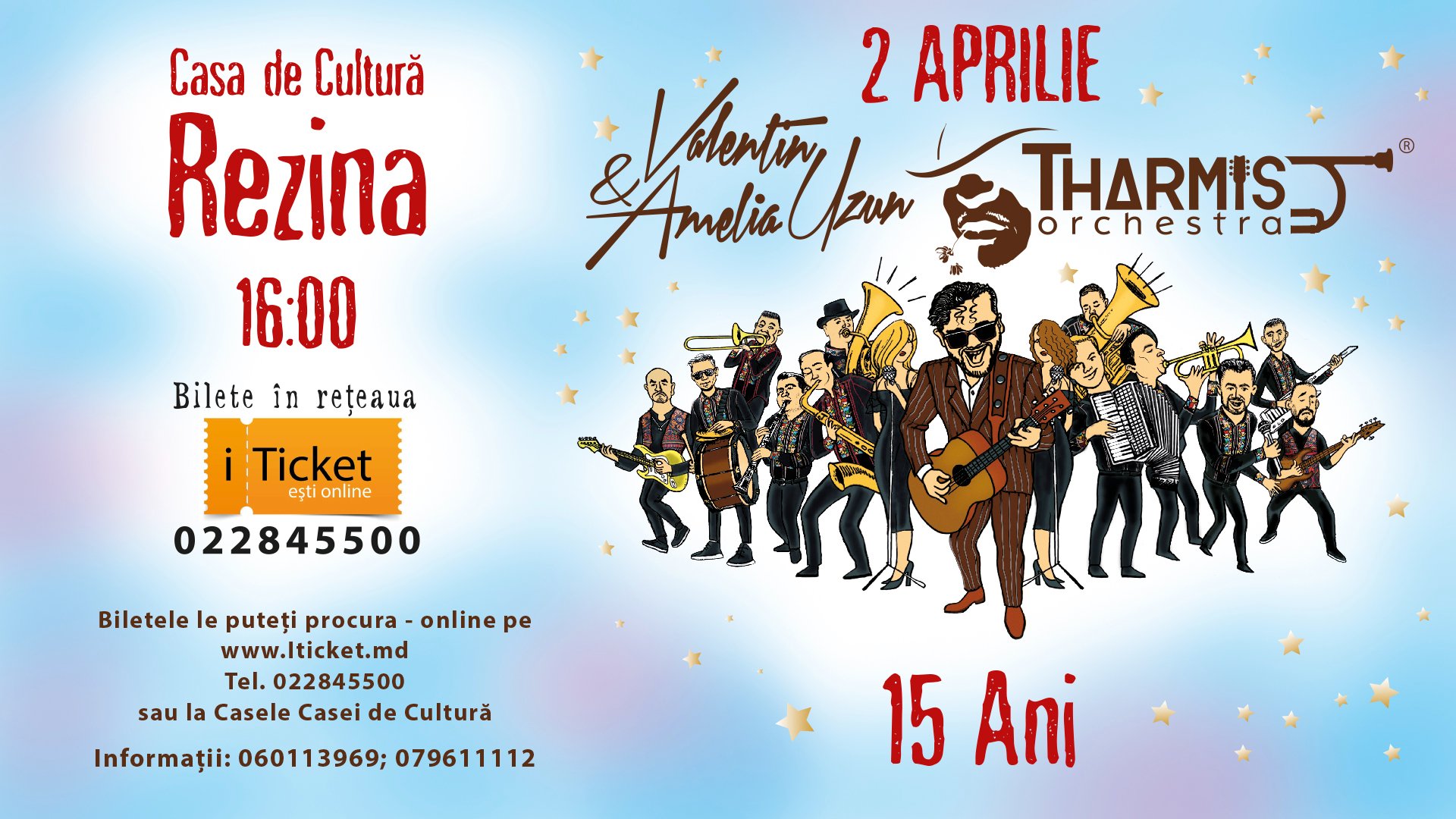 Concert la Rezina - Valentin Uzun și Orchestra Tharmis - 15 ani