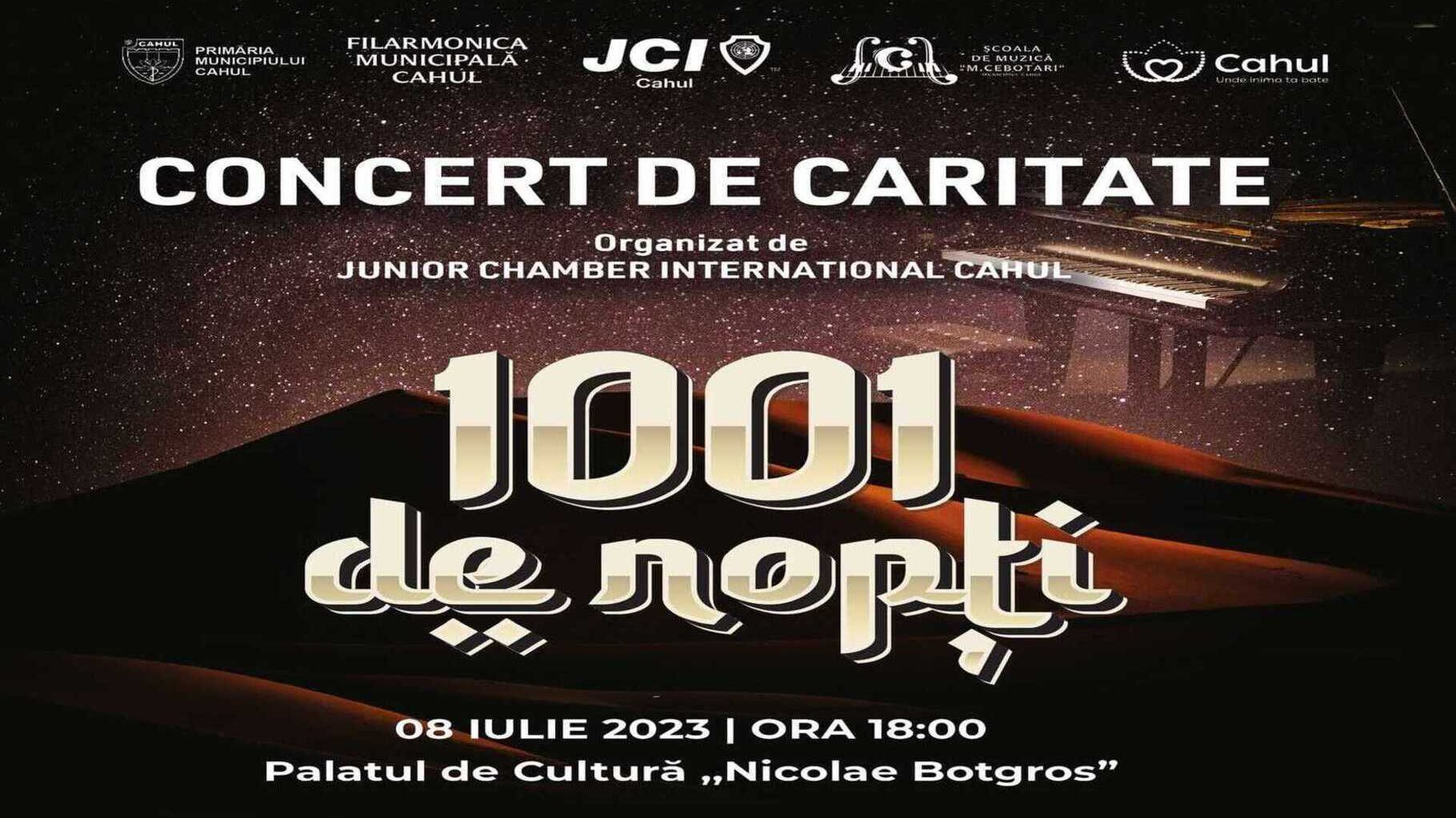 „1001 de nopți” Concert de Caritate de Muzică Clasică la Cahul