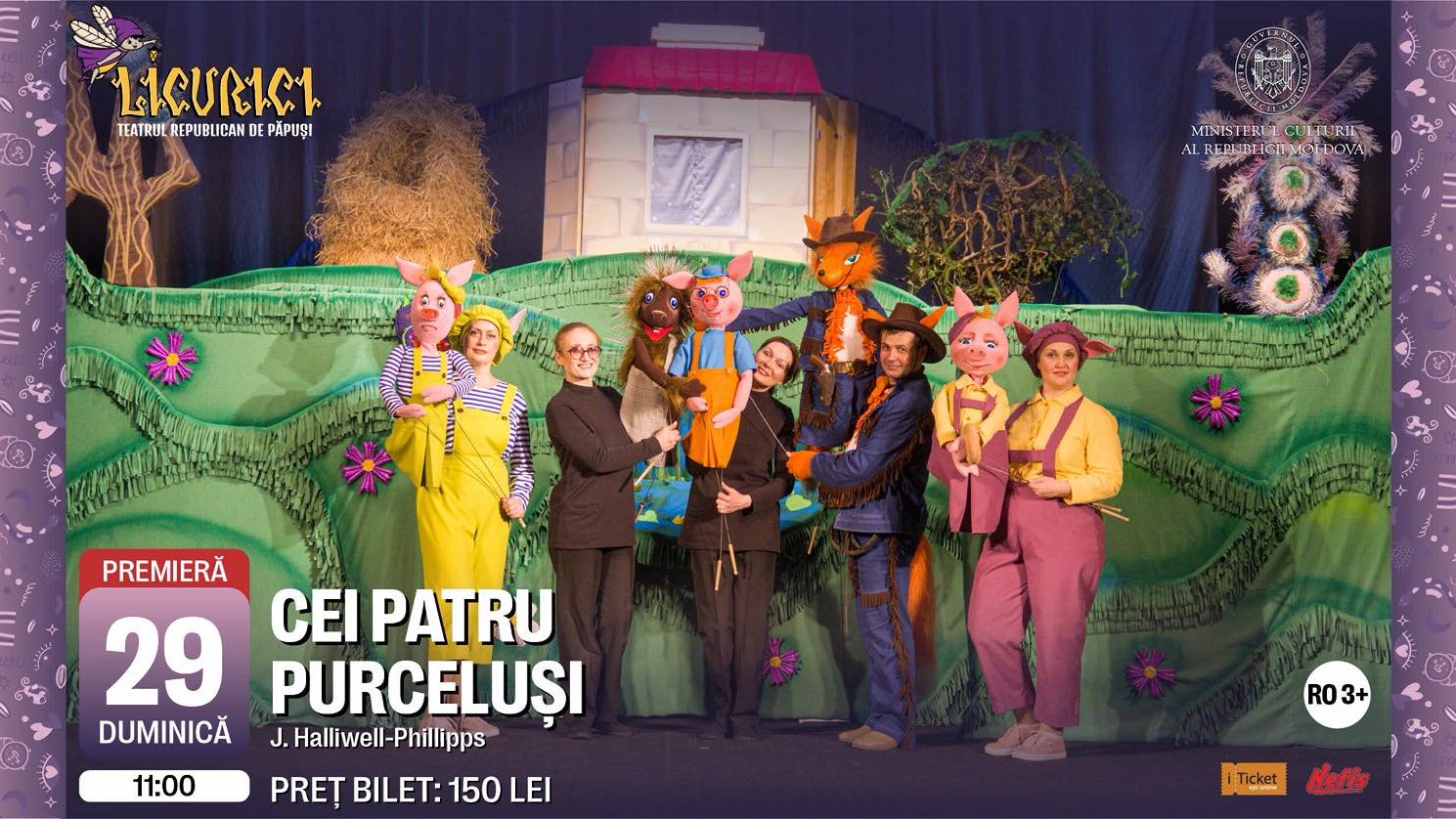 Premieră! CEI PATRU PURCELUȘI 29.06