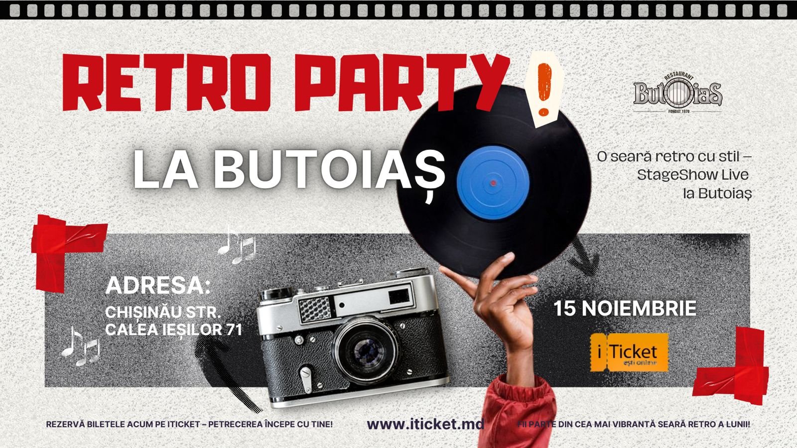 Retro Party! La Butoiaș 15.11
