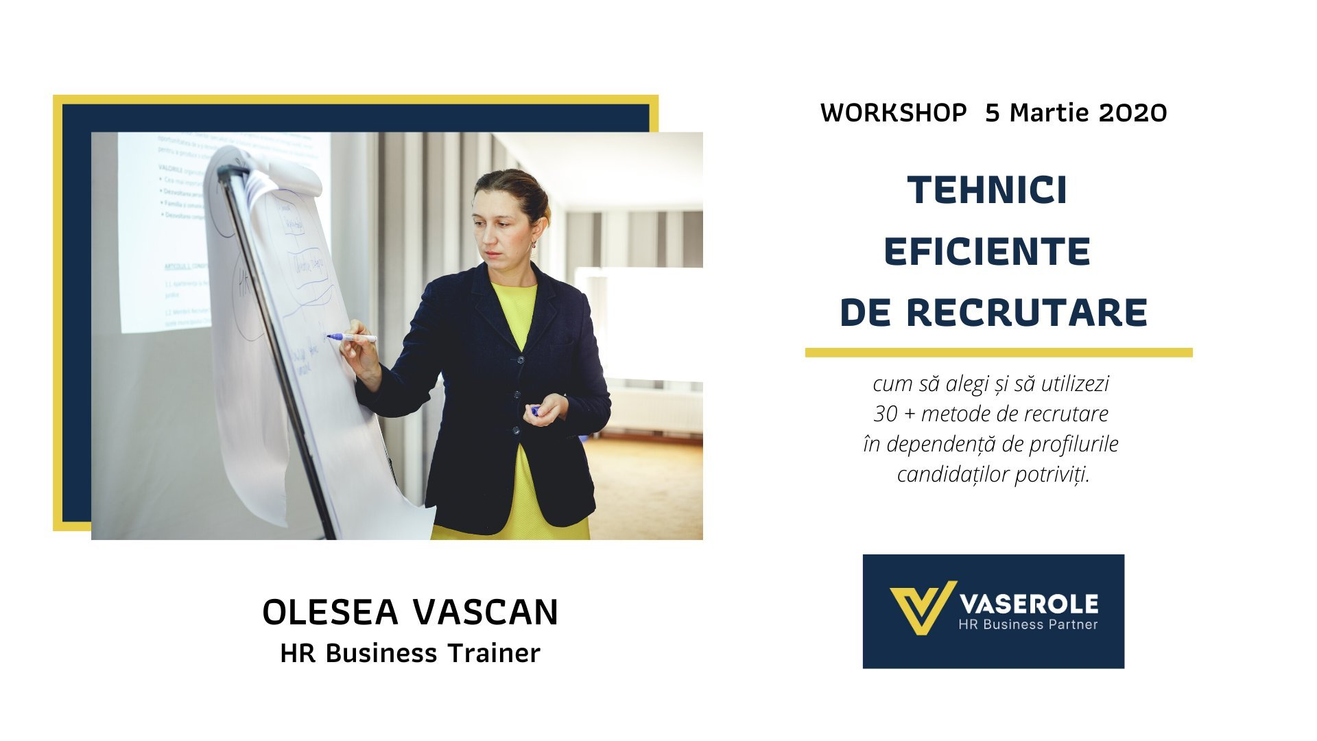 Workshop: Tehnici Eficiente de Recrutare 