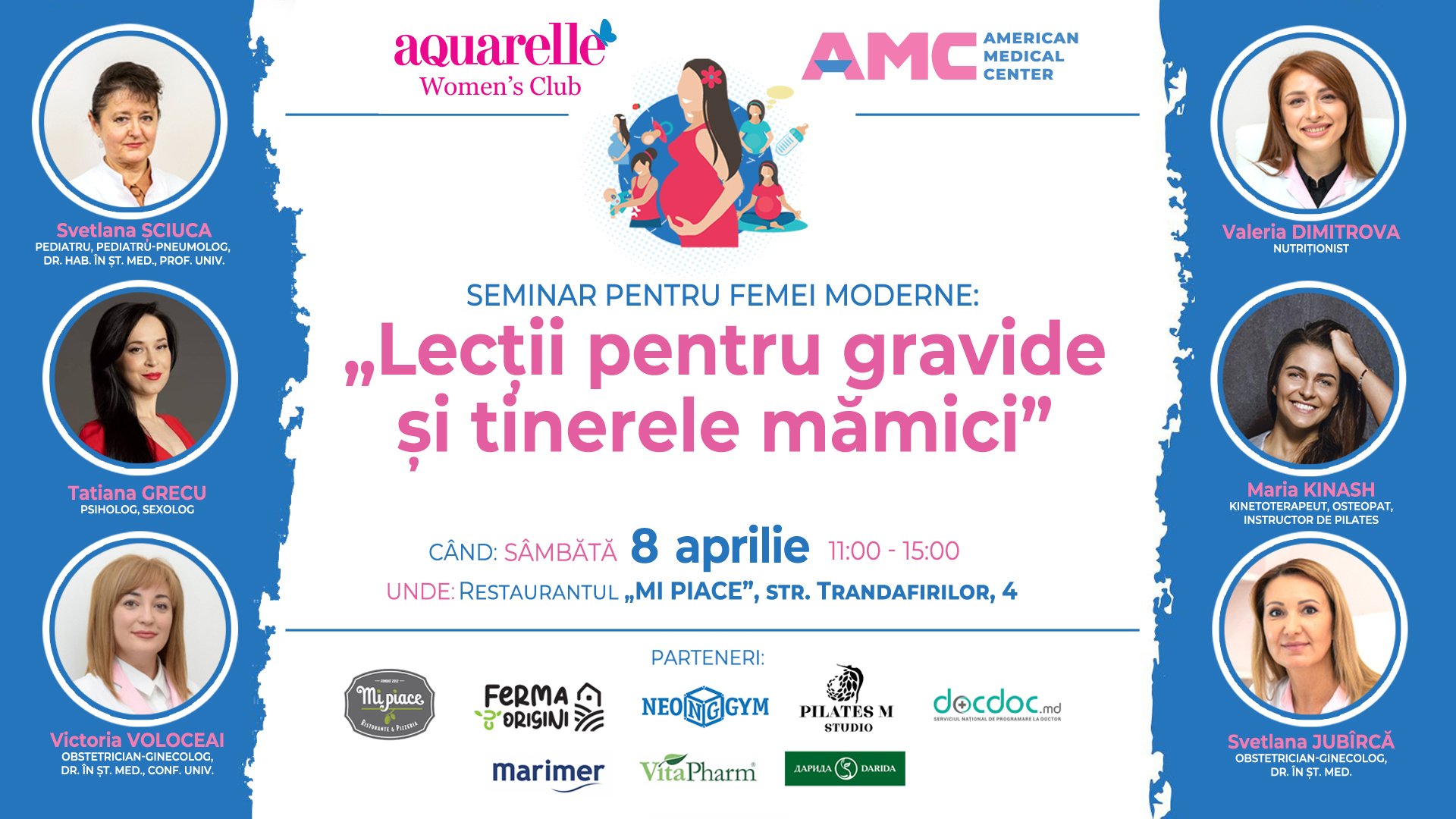 Seminar pentru femei moderne: „Lecții pentru gravide și tinerele mămici”