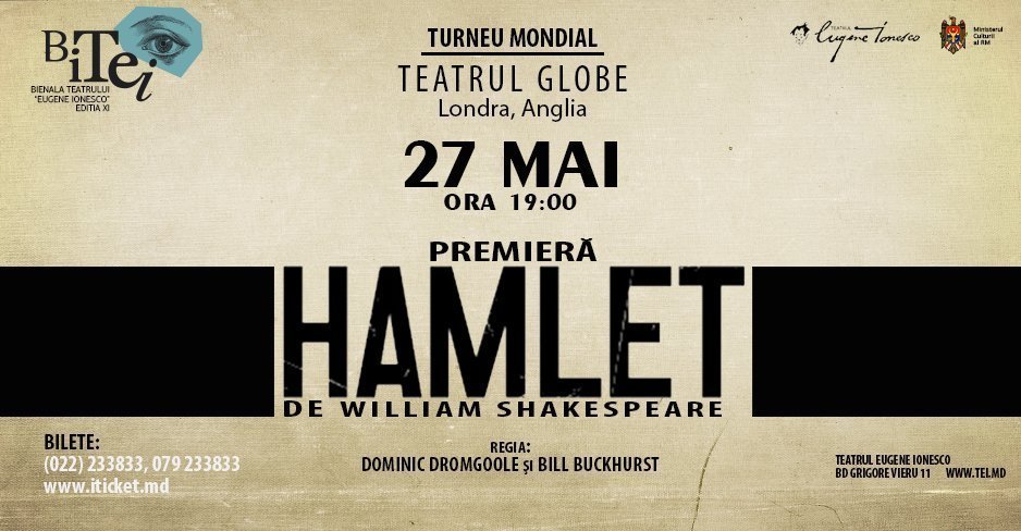 HAMLET de William Shakespeare / Teatrul Globe