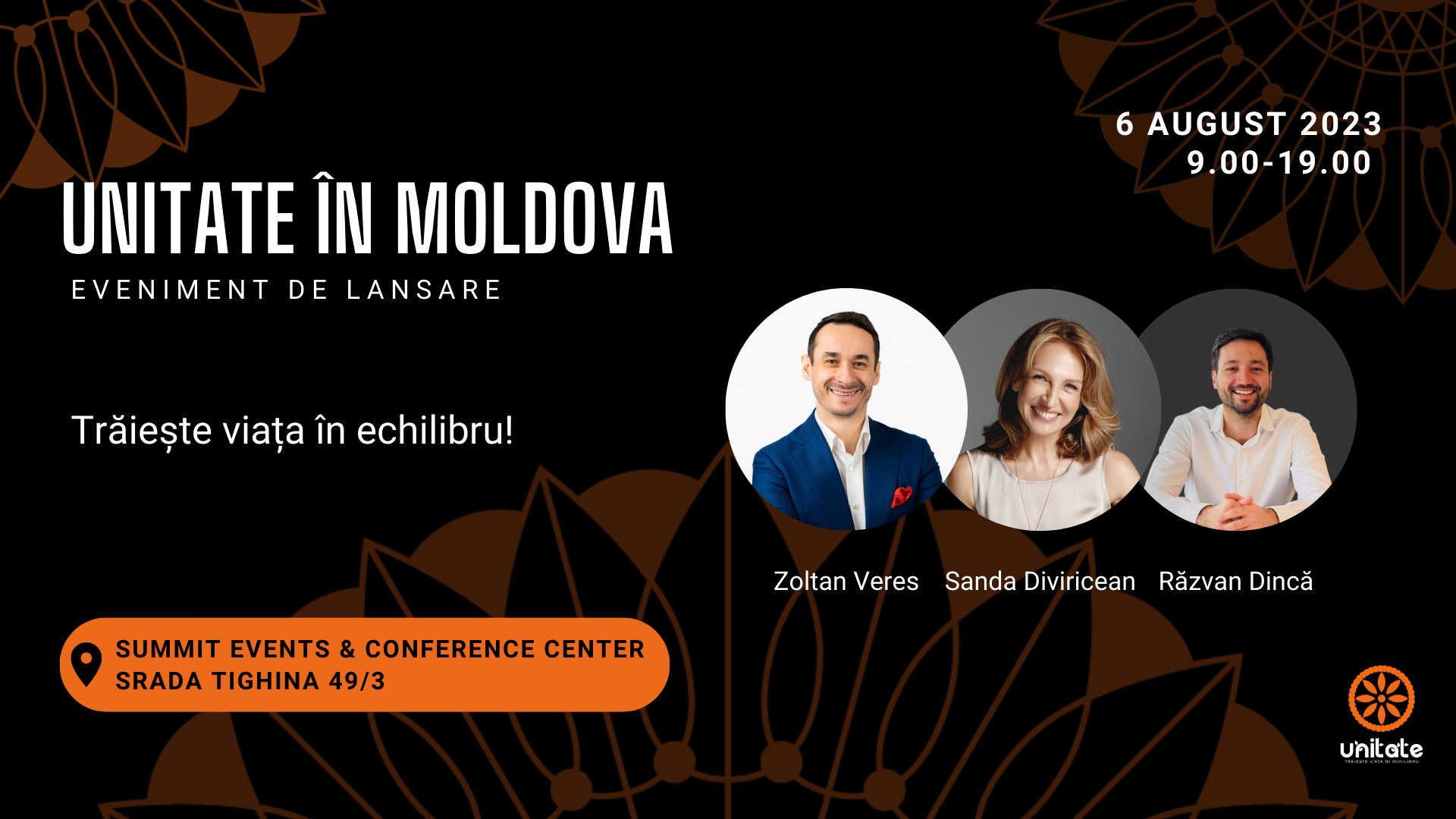 UNITATE ÎN MOLDOVA - Trăiește viața în echilibru!