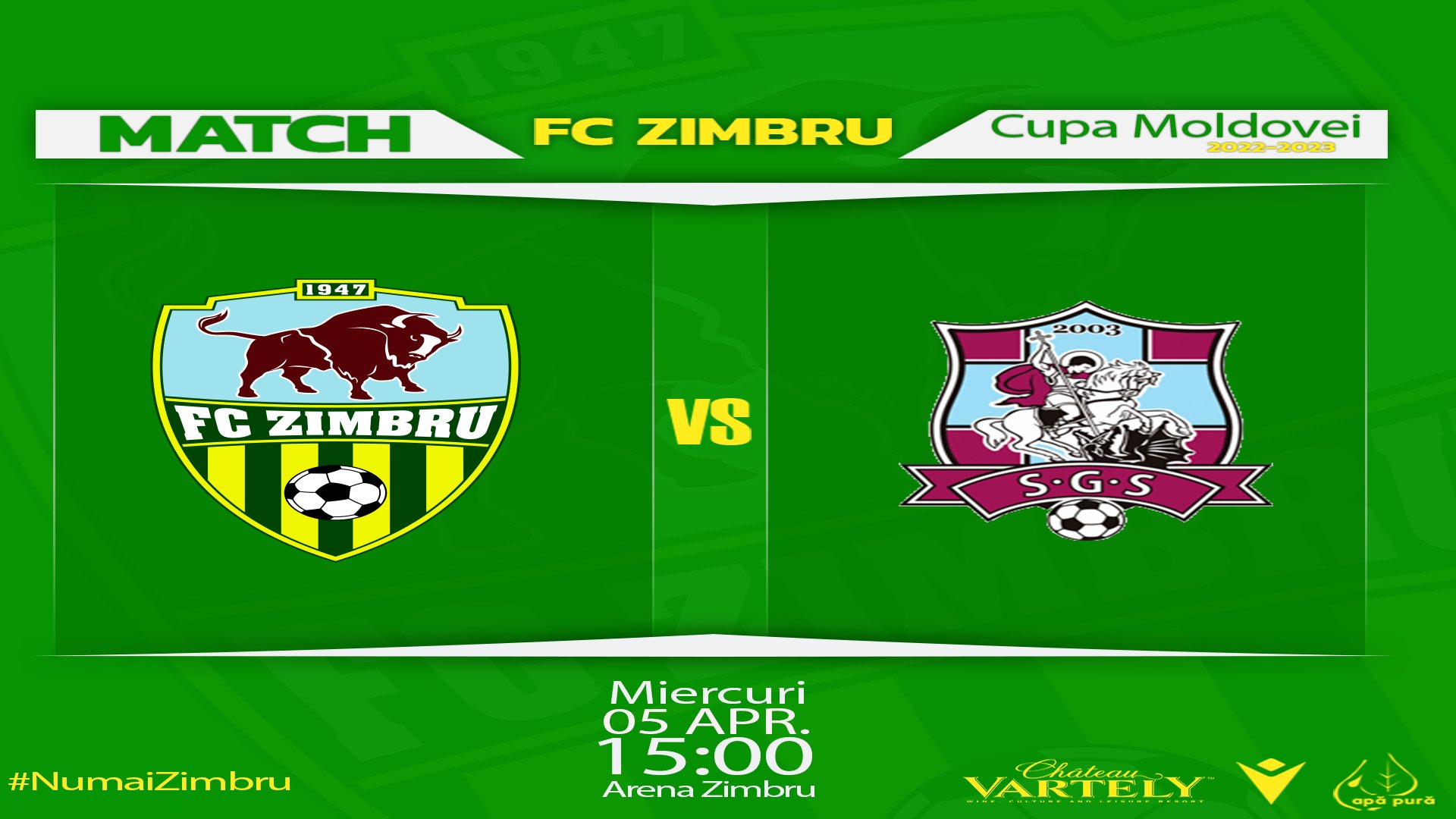 Cupa Moldovei: Zimbru Chișinău vs Sfântul Gheorghe!