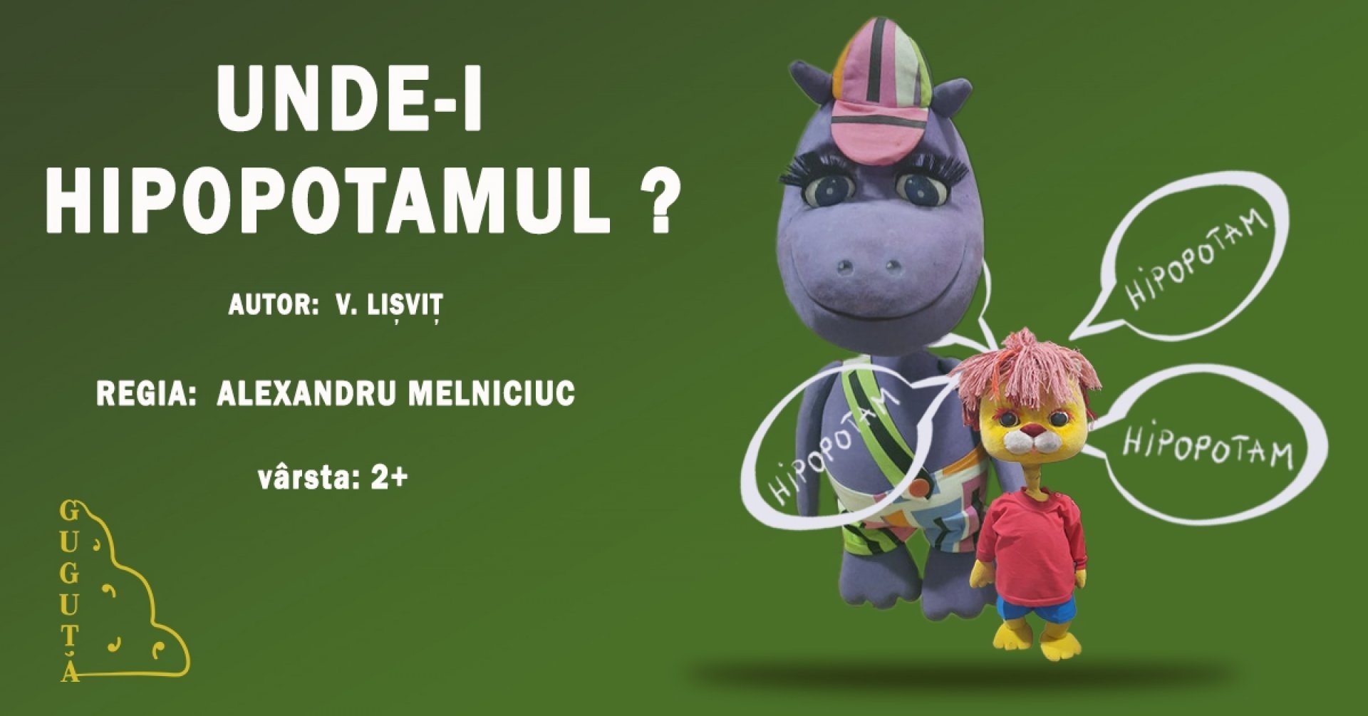 Unde-i hipopotamul? 2+ Martie 2023