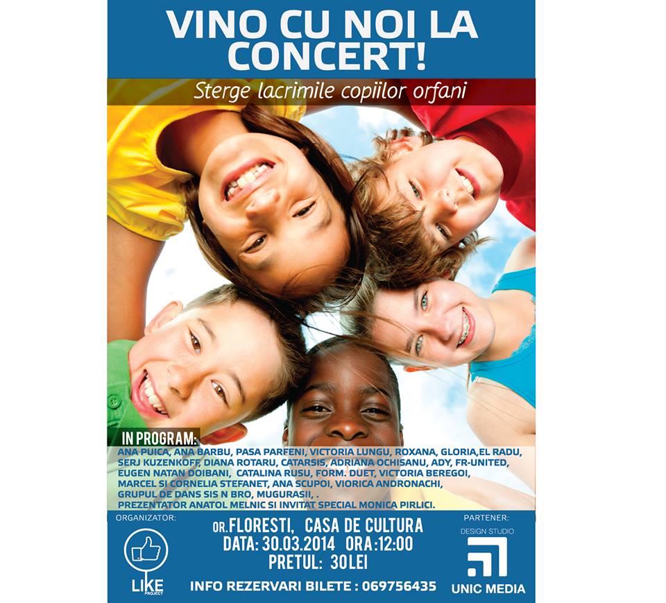 Concert de caritate anul 2014