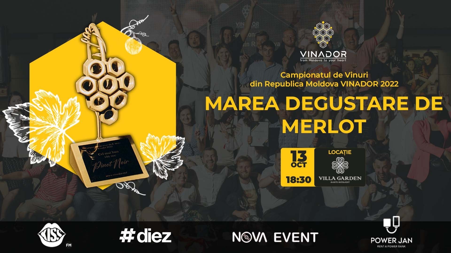 MAREA DEGUSTARE DE MERLOT. VIN ȘI MUZICĂ LIVE