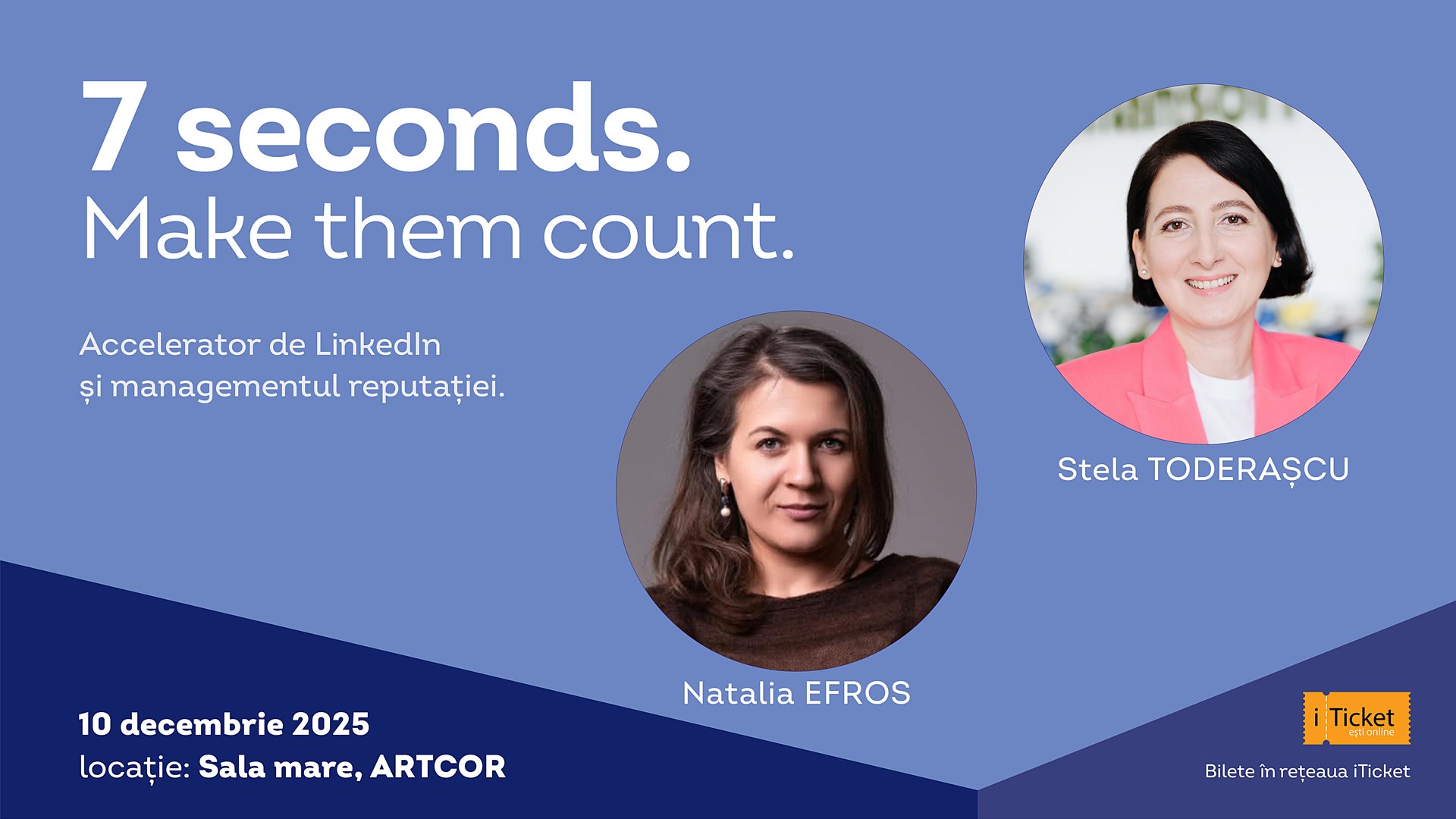 7 seconds. Make them count