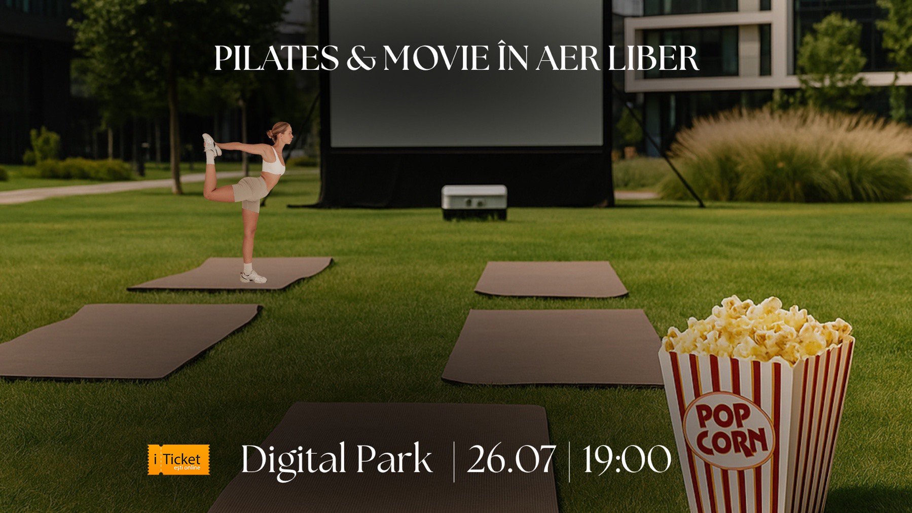 Pilates & Movie Night – o seară de vară exact cum v-ați dorit 