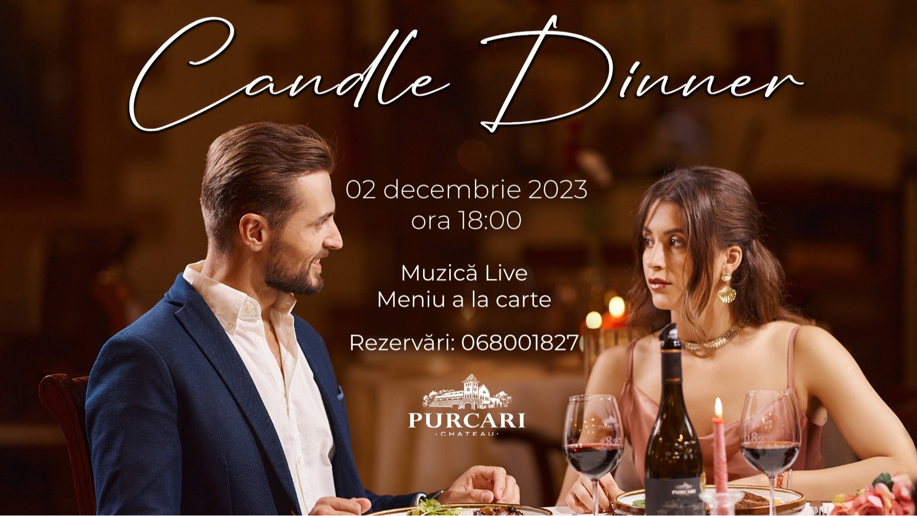 Candle Dinner la Château Purcari