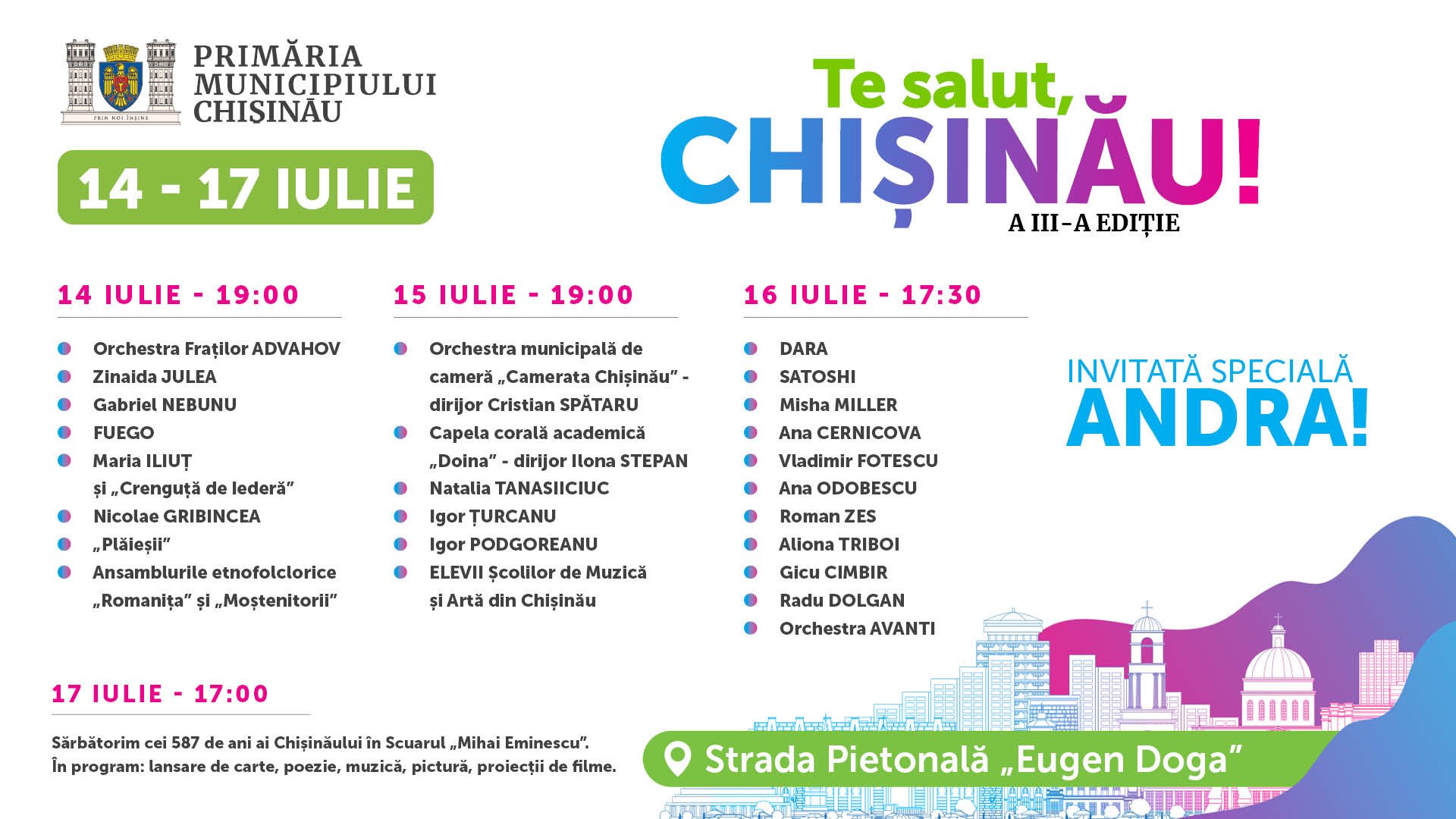 FESTIVALUL “TE SALUT, CHIȘINĂU” 