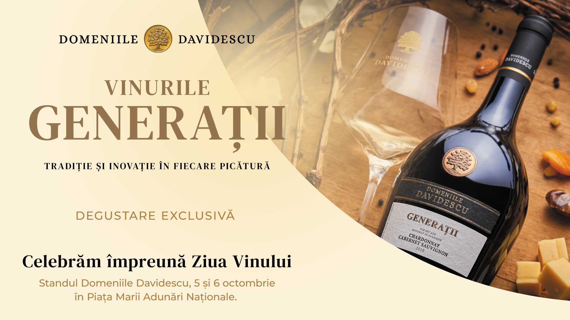 Degustare exclusivă de vinuri GENERAȚII 