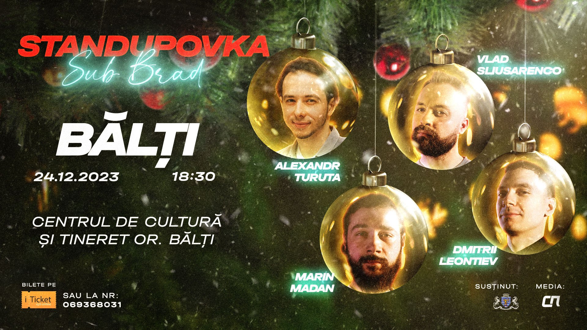 Standupovka sub Brad la Bălți