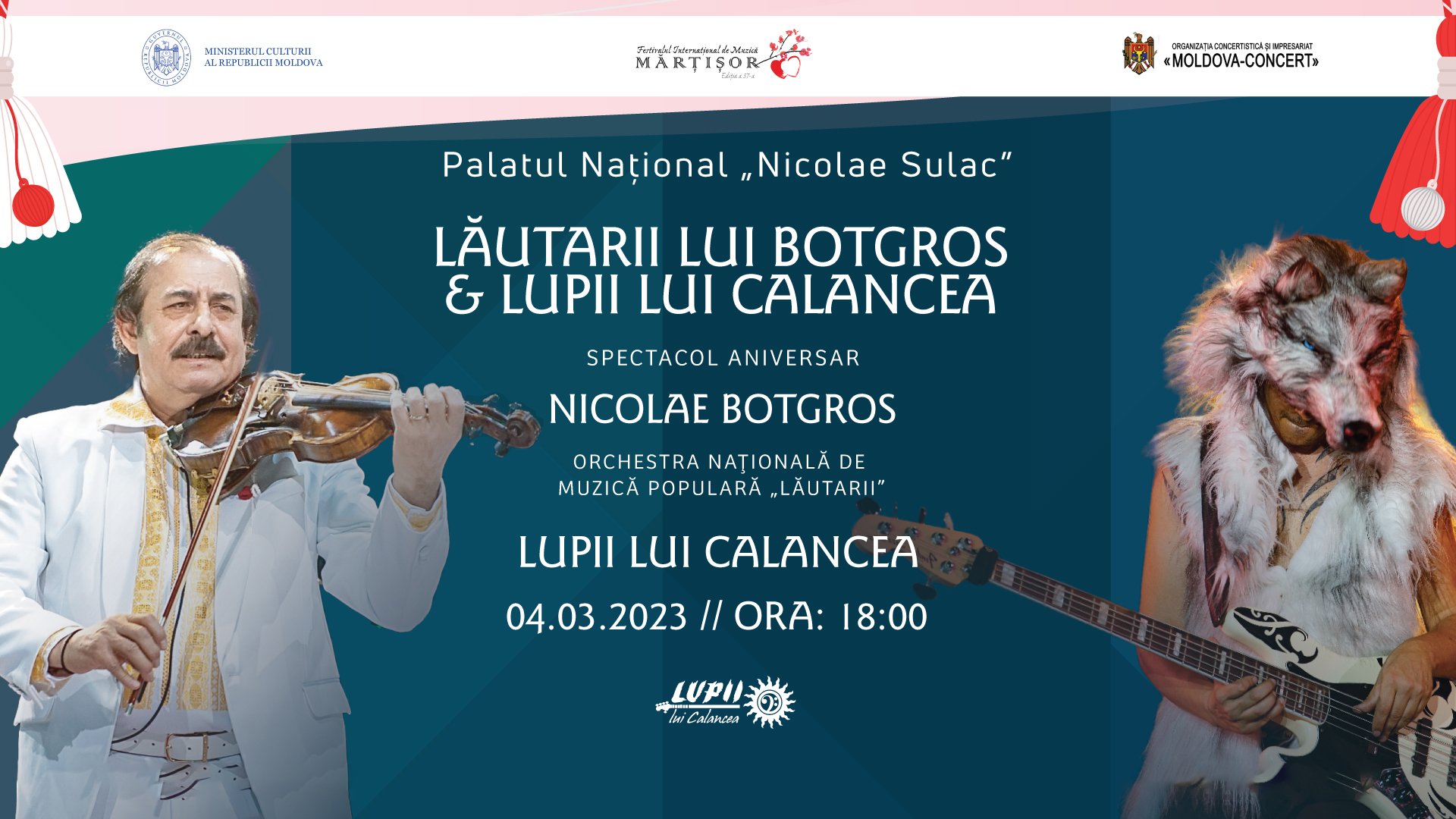 Lăutarii lui Botgros și Lupii lui Calancea martie 2023