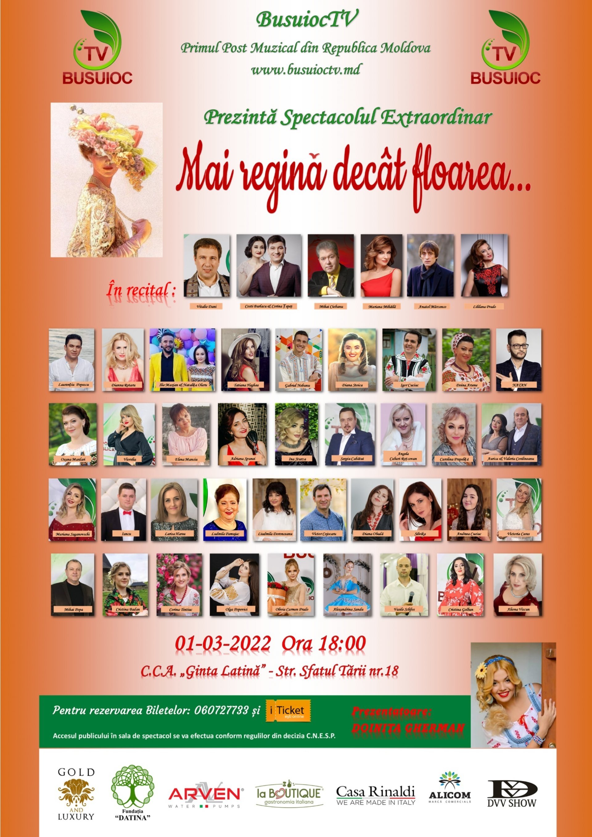 Mai regină decât floarea...