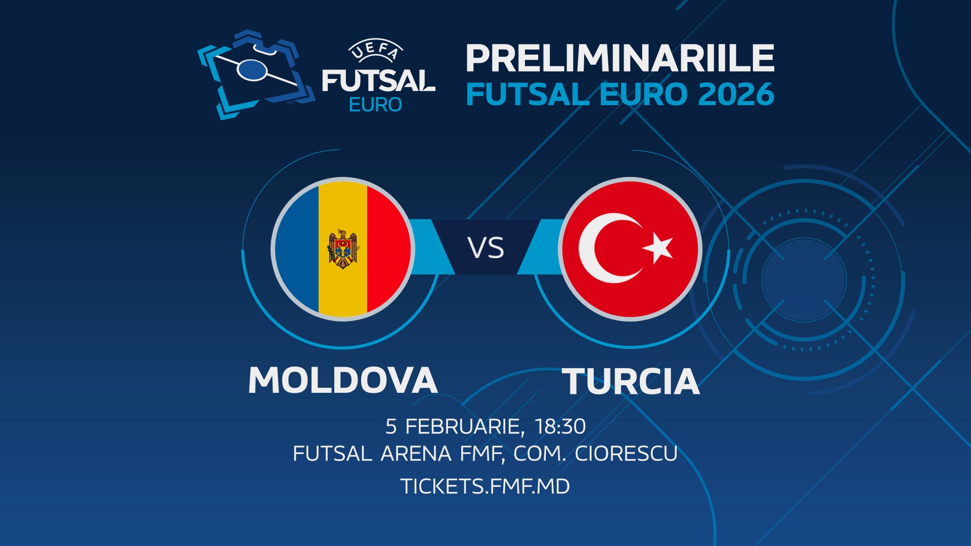 FUTSAL - MOLDOVA - TURCIA