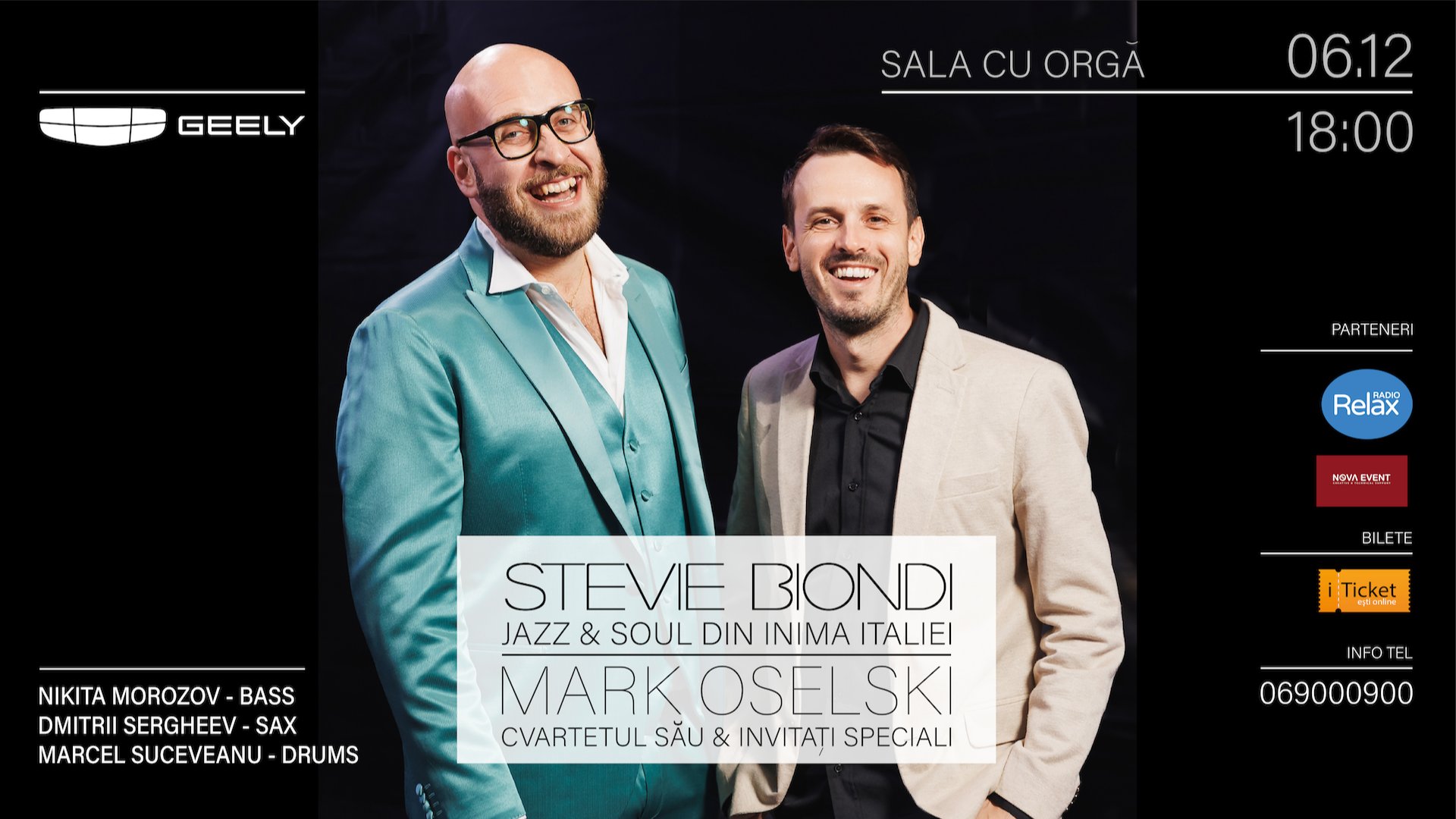 Stevie Biondi & Mark Oselski - Jazz & Soul din inima Italiei