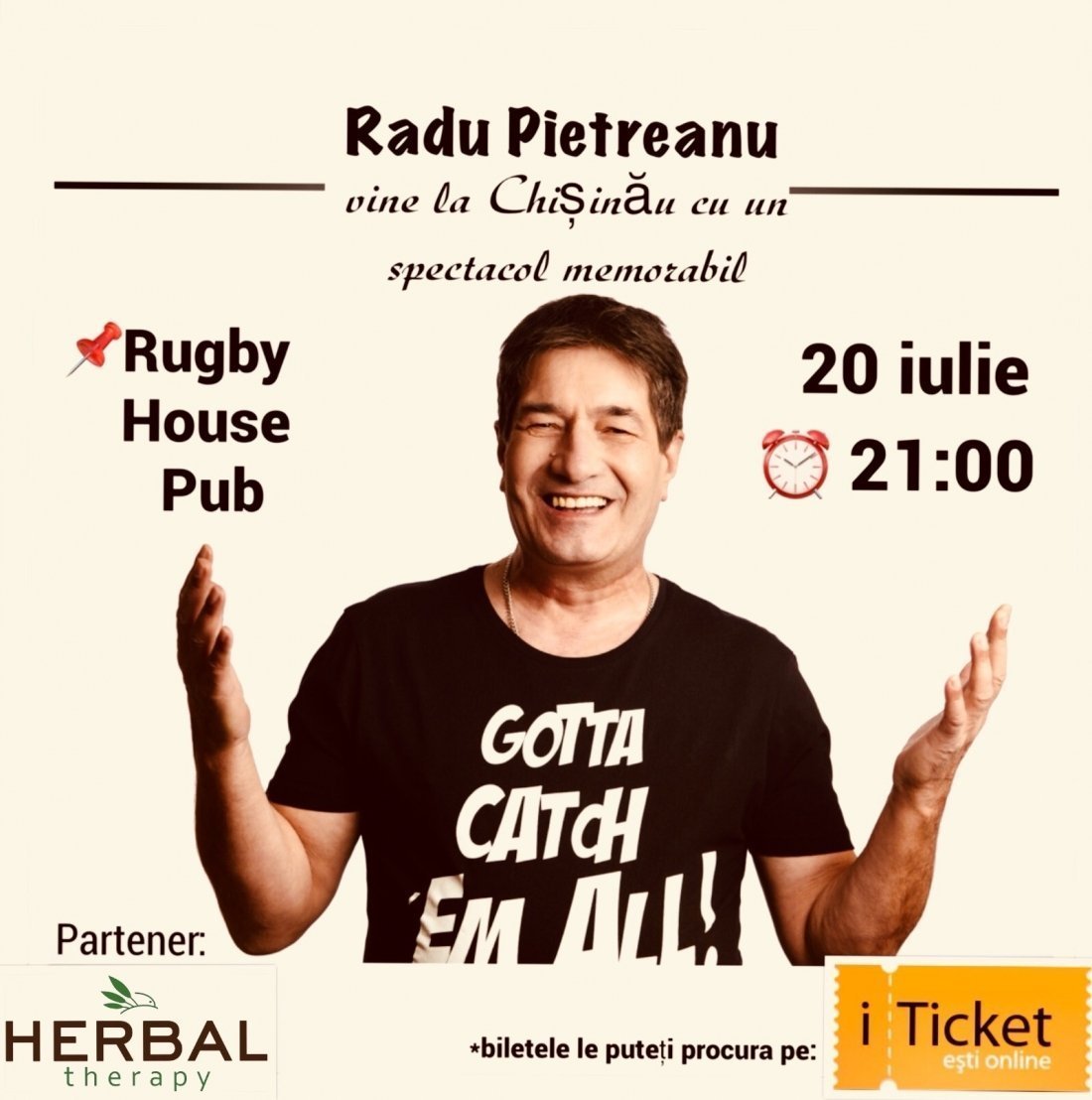 Stand Up si Parodii Muzicale cu Radu Pietreanu