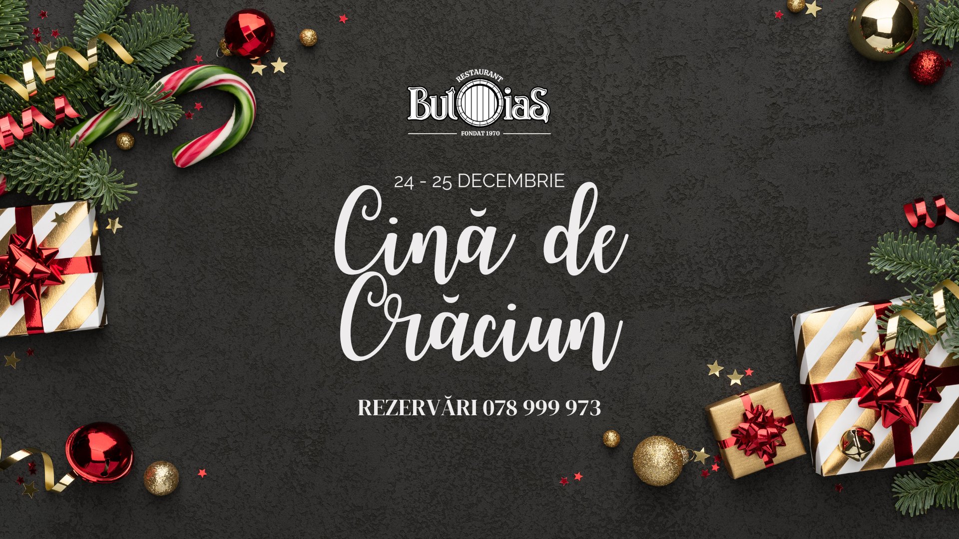 Cina de Crăciun la Butoiaș