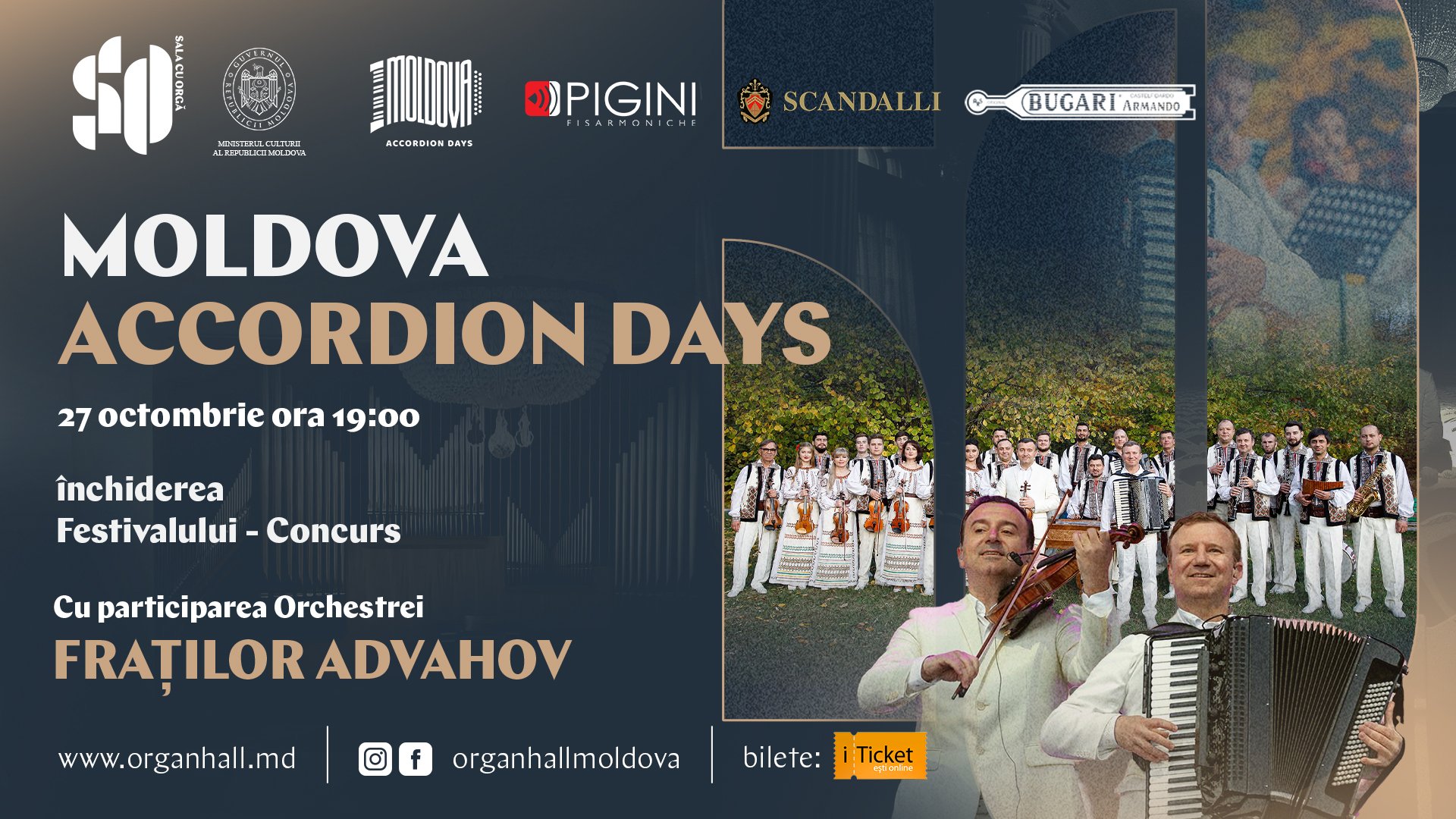Gala-Concert Moldova Accordion Days – Orchestra Fraților Advahov