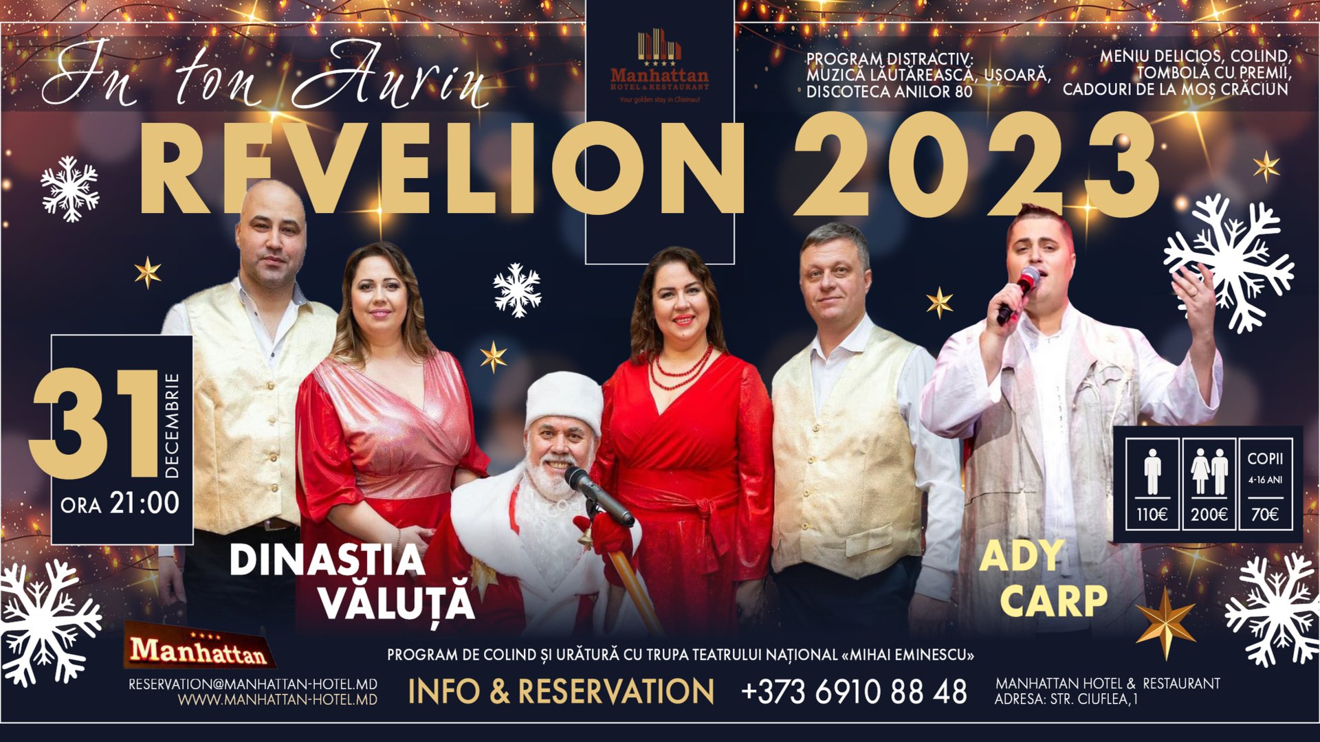 Revelion 2023 – În ton auriu