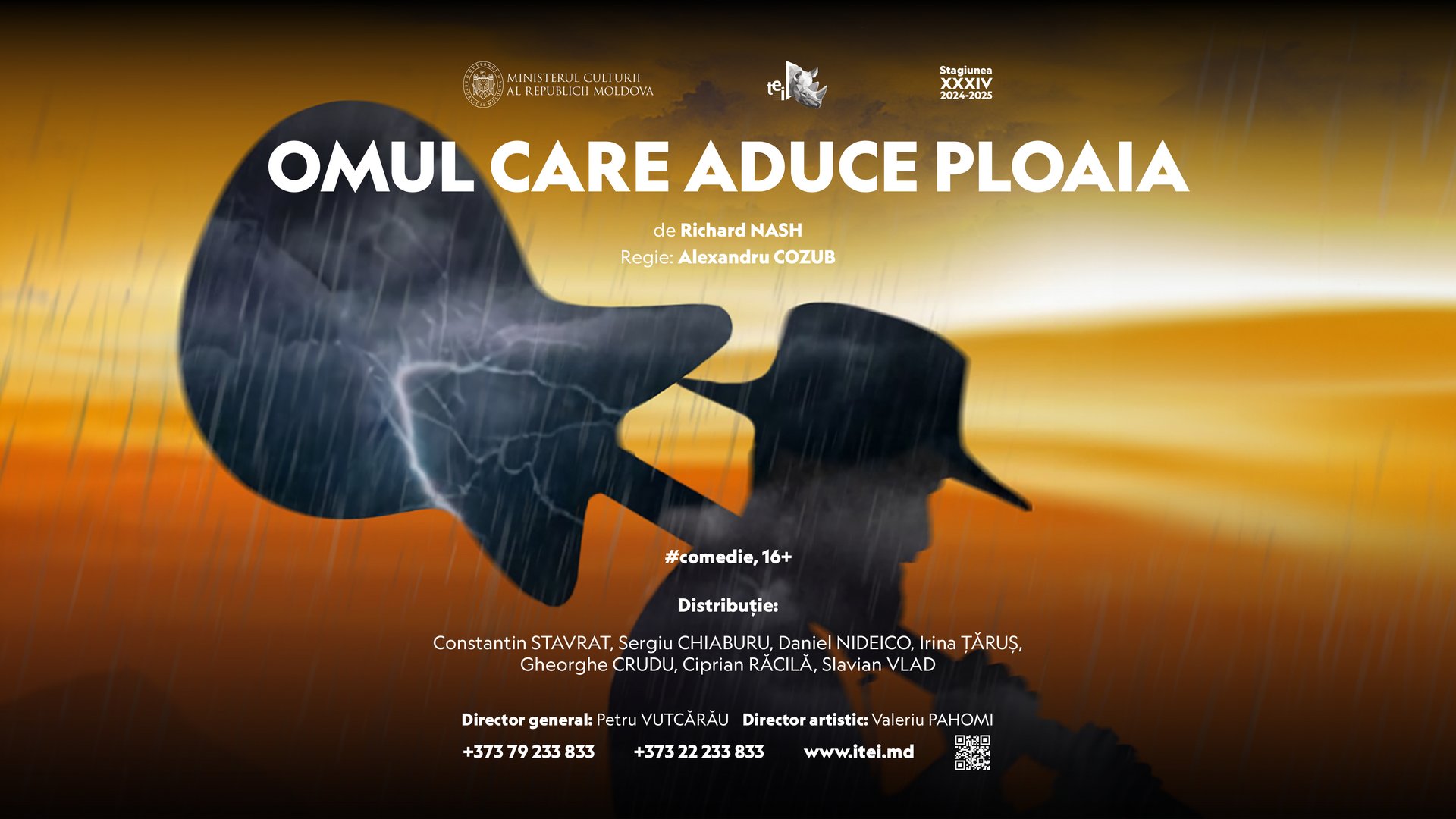 Omul care aduce ploaia 2024 – 21 sept. 2024 — iTicket
