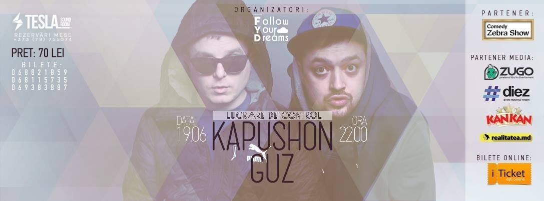 Guz si Kapushon in club Tesla